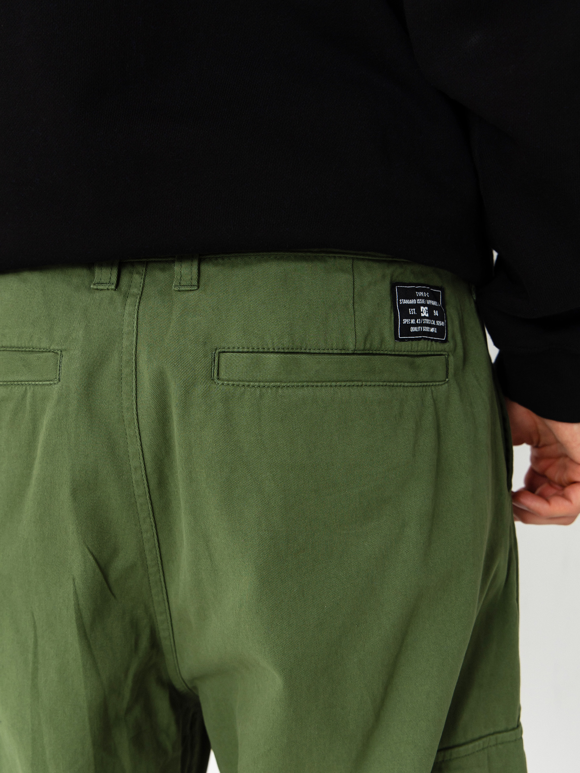 Spodnie DC Worker Baggy Chino Cargo (bronze green)