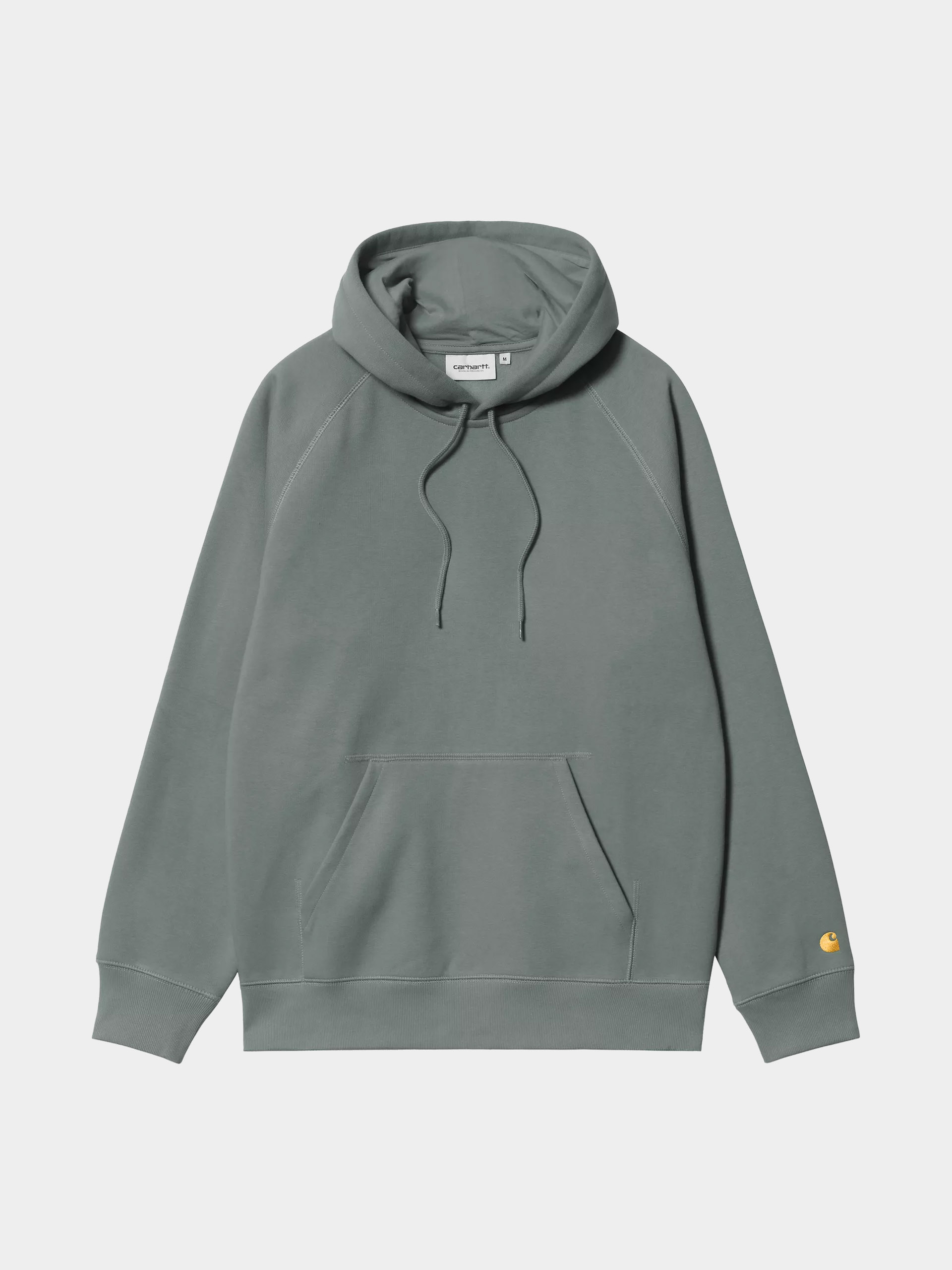 Bluza z kapturem Carhartt WIP Chase HD (velvet green/gold)