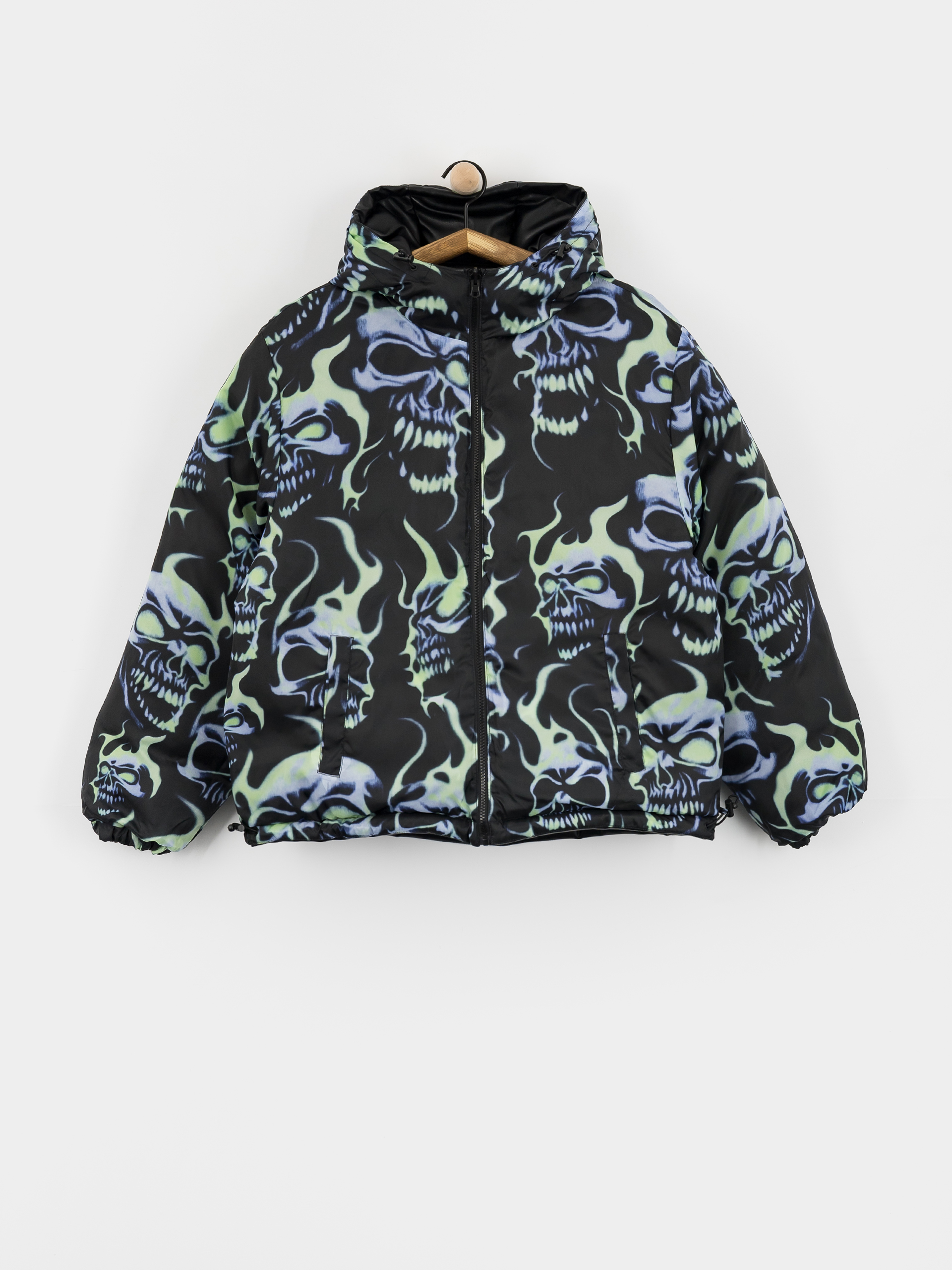 Kurtka Wasted Paris Skull Puffer (black)