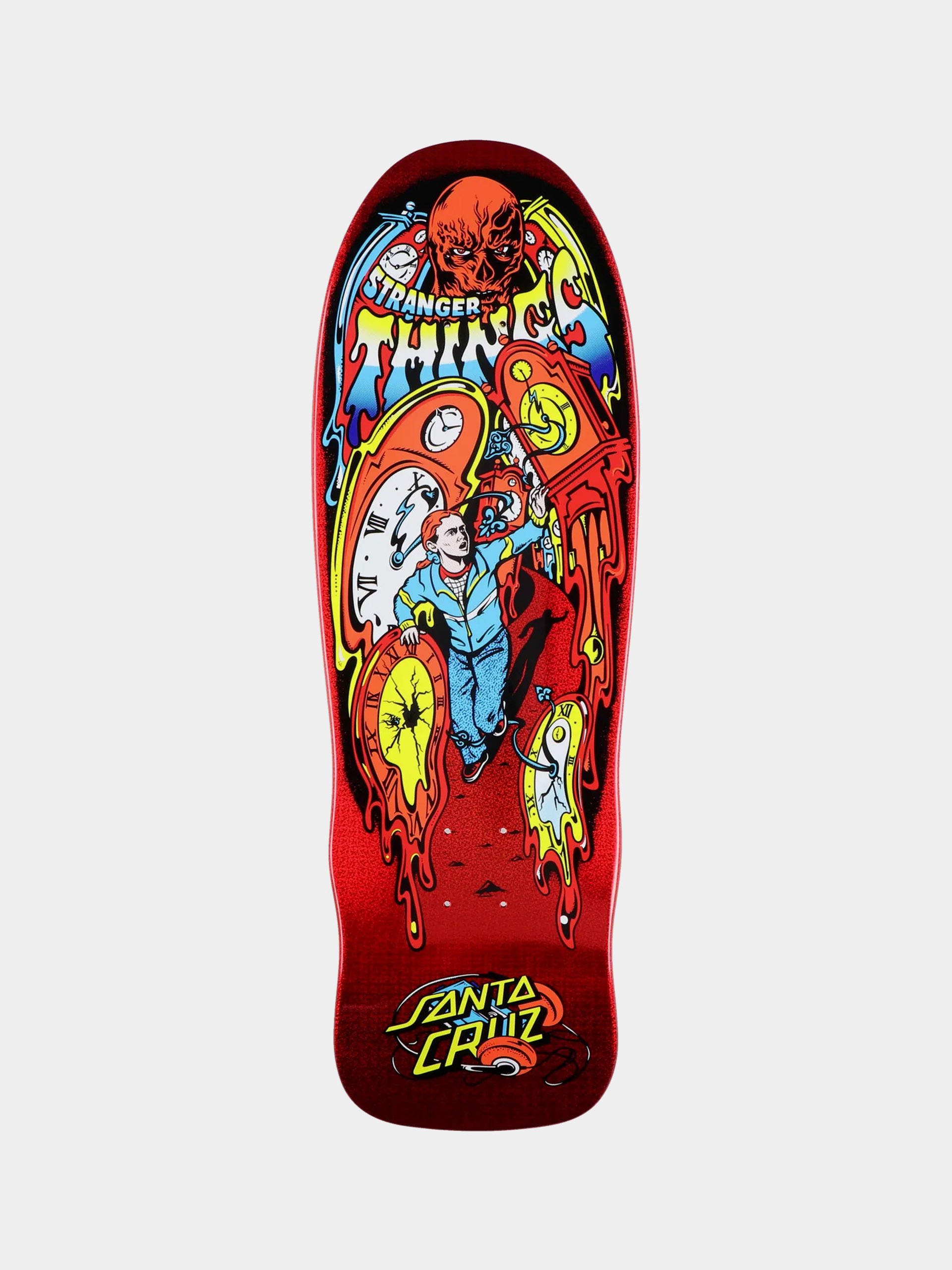 Deck Santa Cruz X Stranger Things Grabke Max Melting Clock