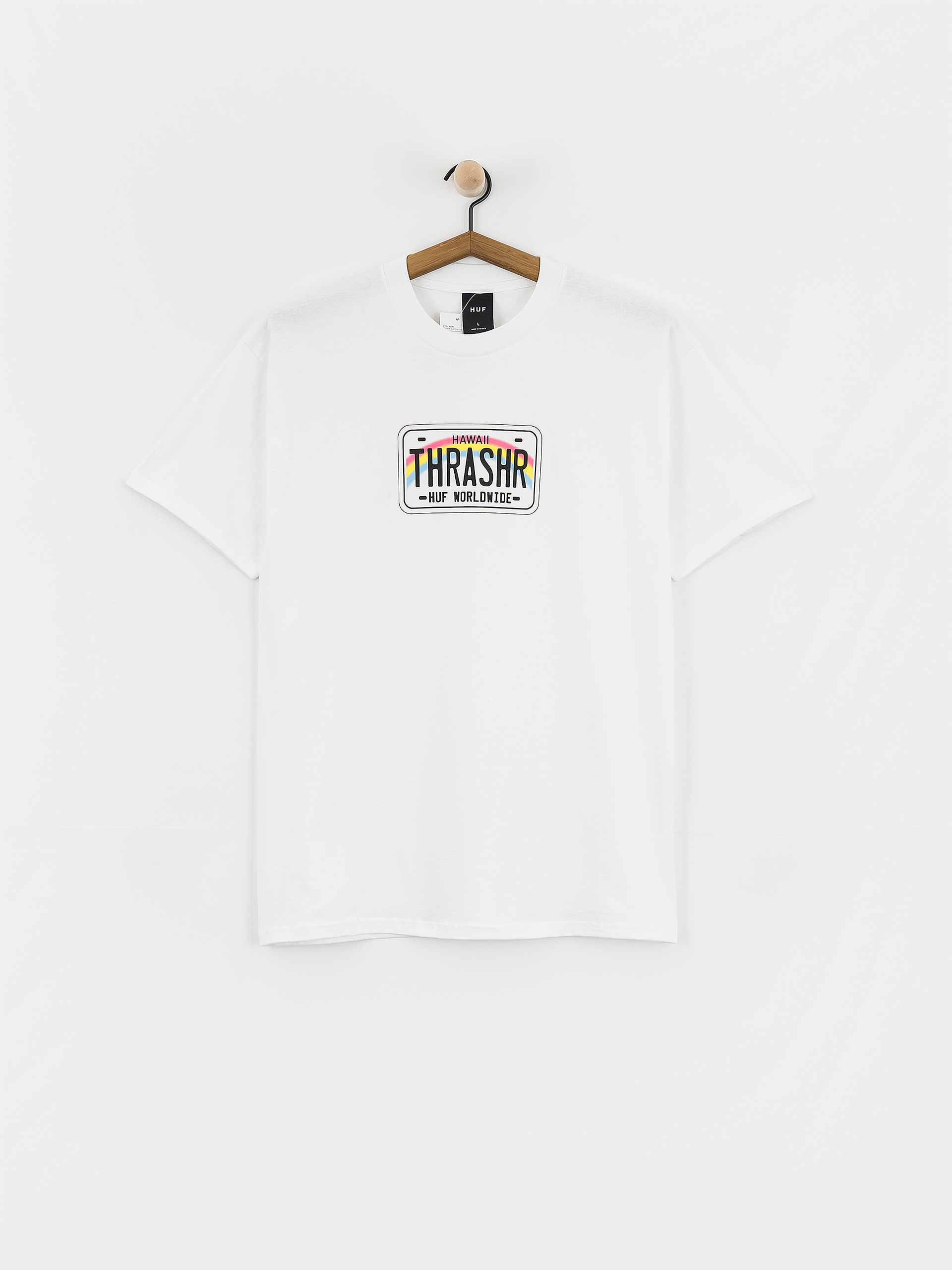 T-shirt HUF X Thrasher License Plate