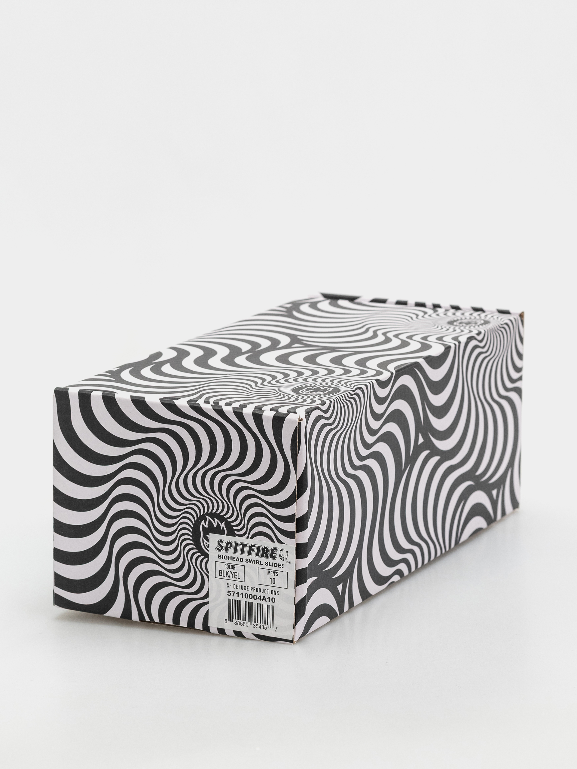 Klapki Spitfire Bighead Swirl (black/yellow)