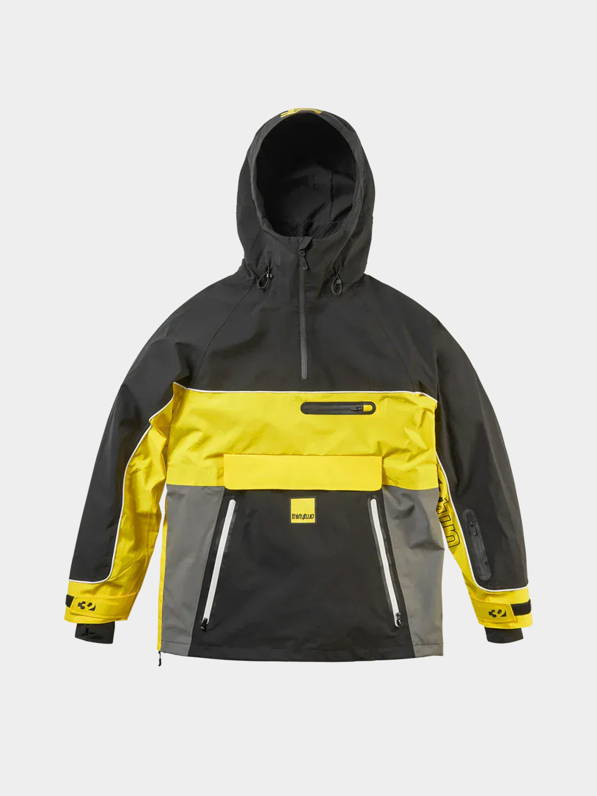 Kurtka snowboardowa ThirtyTwo Light Anorak (black/yellow)