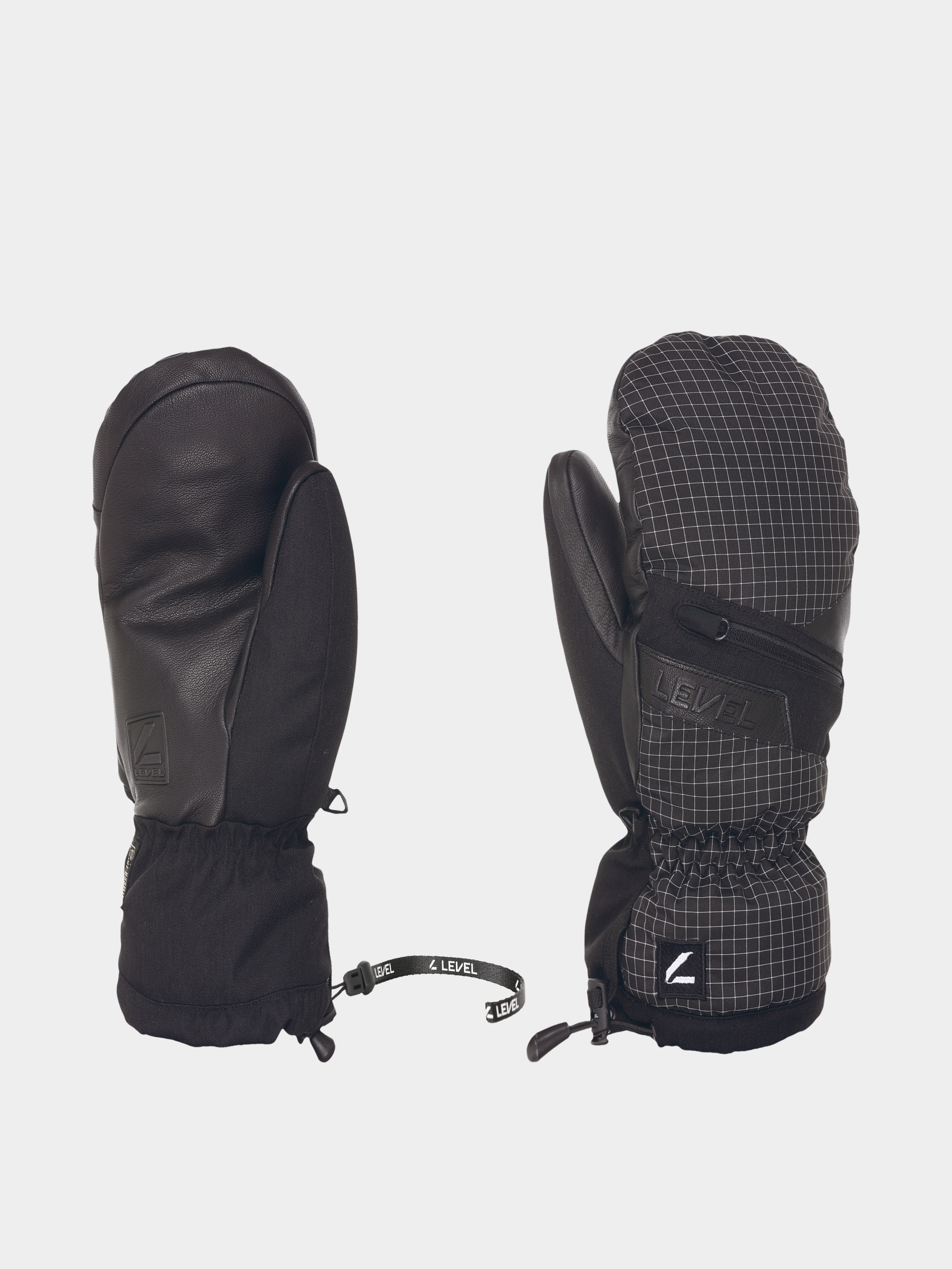 Ru0119kawice Level Switchback Mitt (black white)