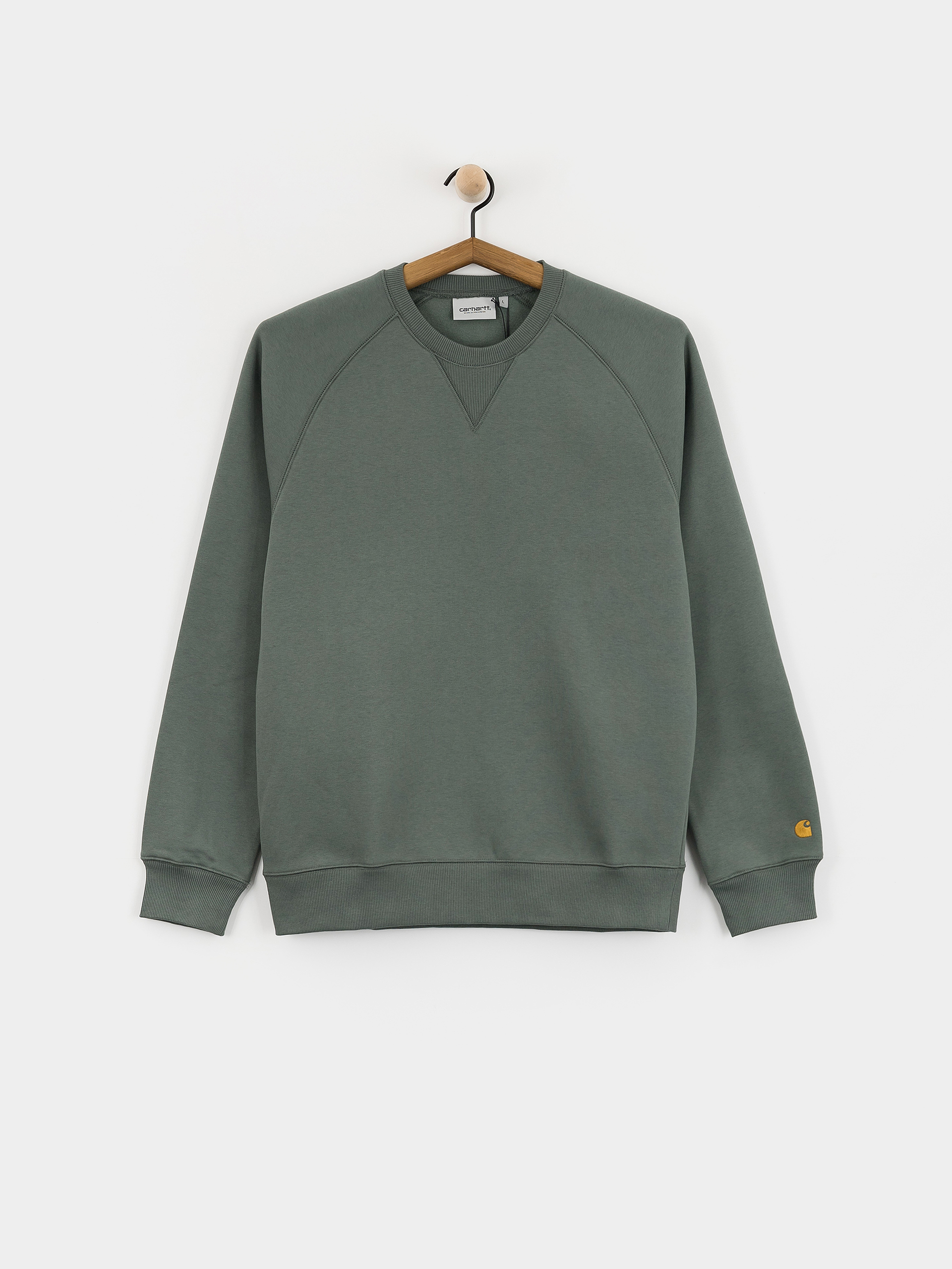 Bluza Carhartt WIP Chase (velvet green/gold)