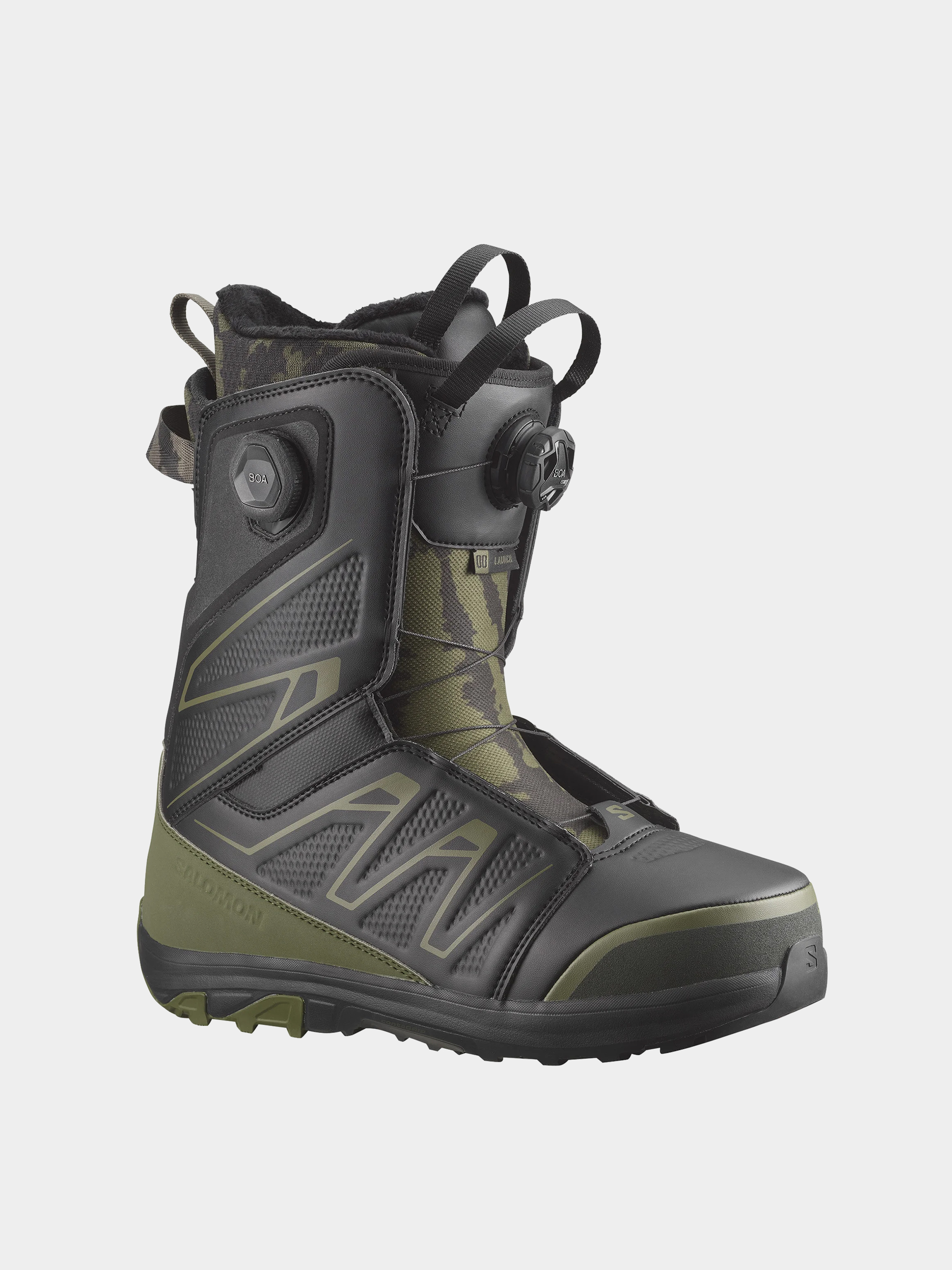 Buty snowboardowe Salomon Launch Boa Sj (black/olive)