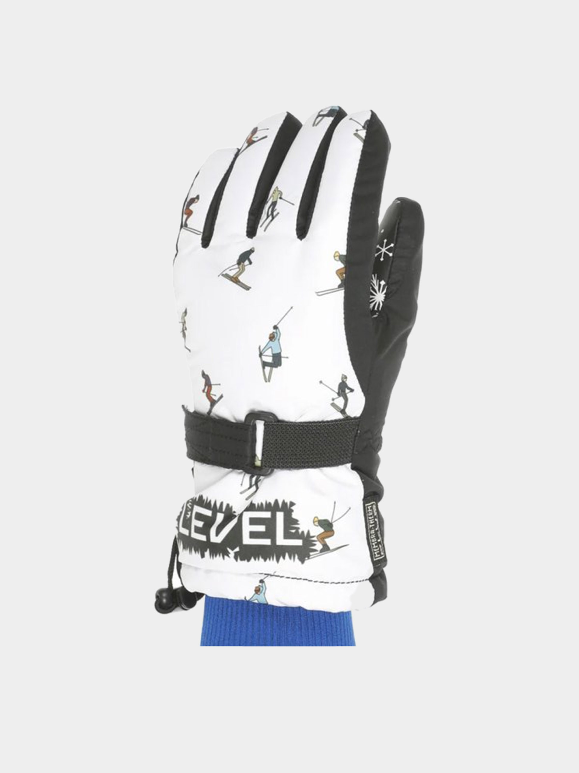Ru0119kawice Level Junior JR (pk white)