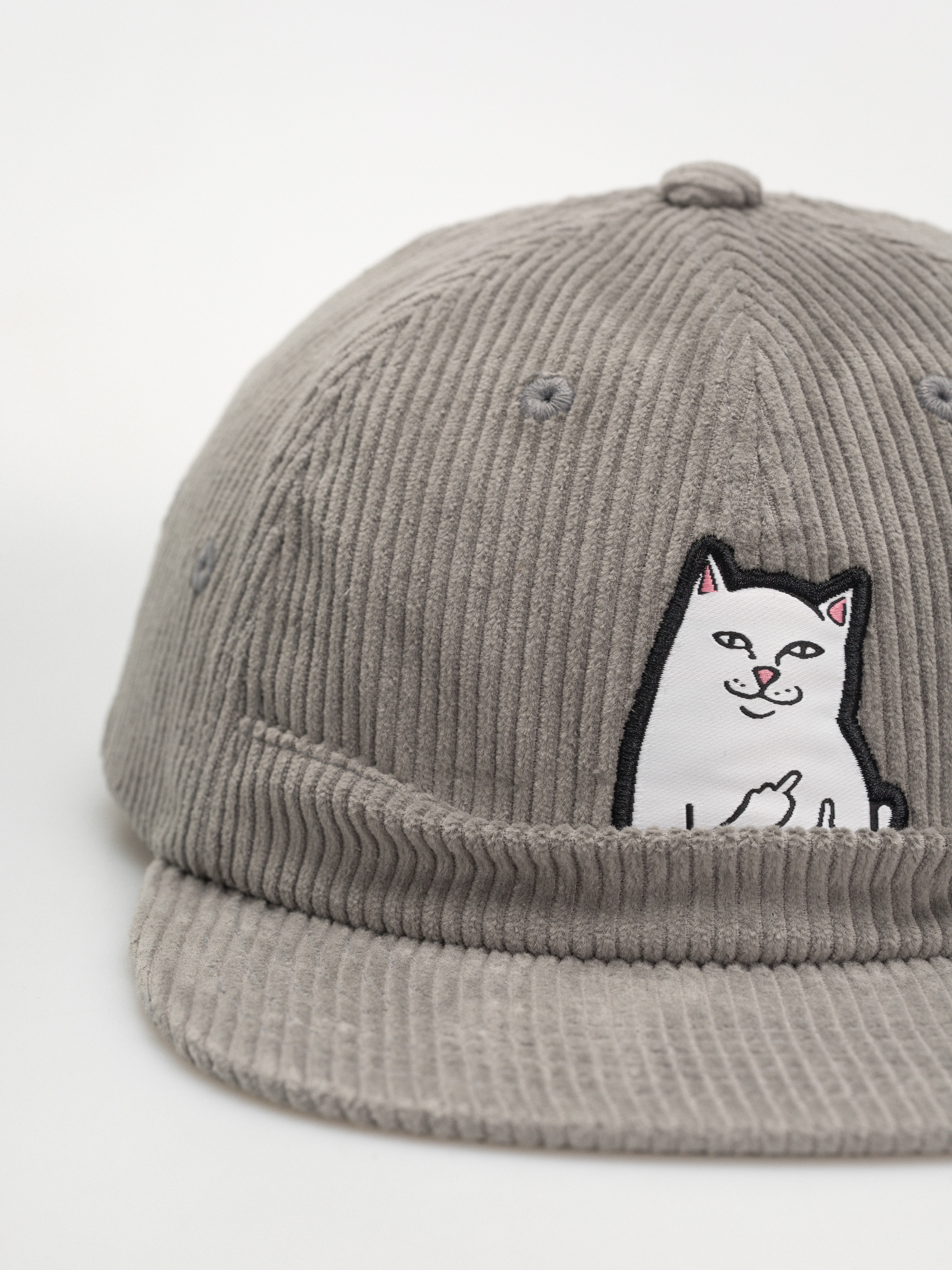 Czapka z daszkiem RipNDip Lord Nermal Corduroy Snapback (charcoal)