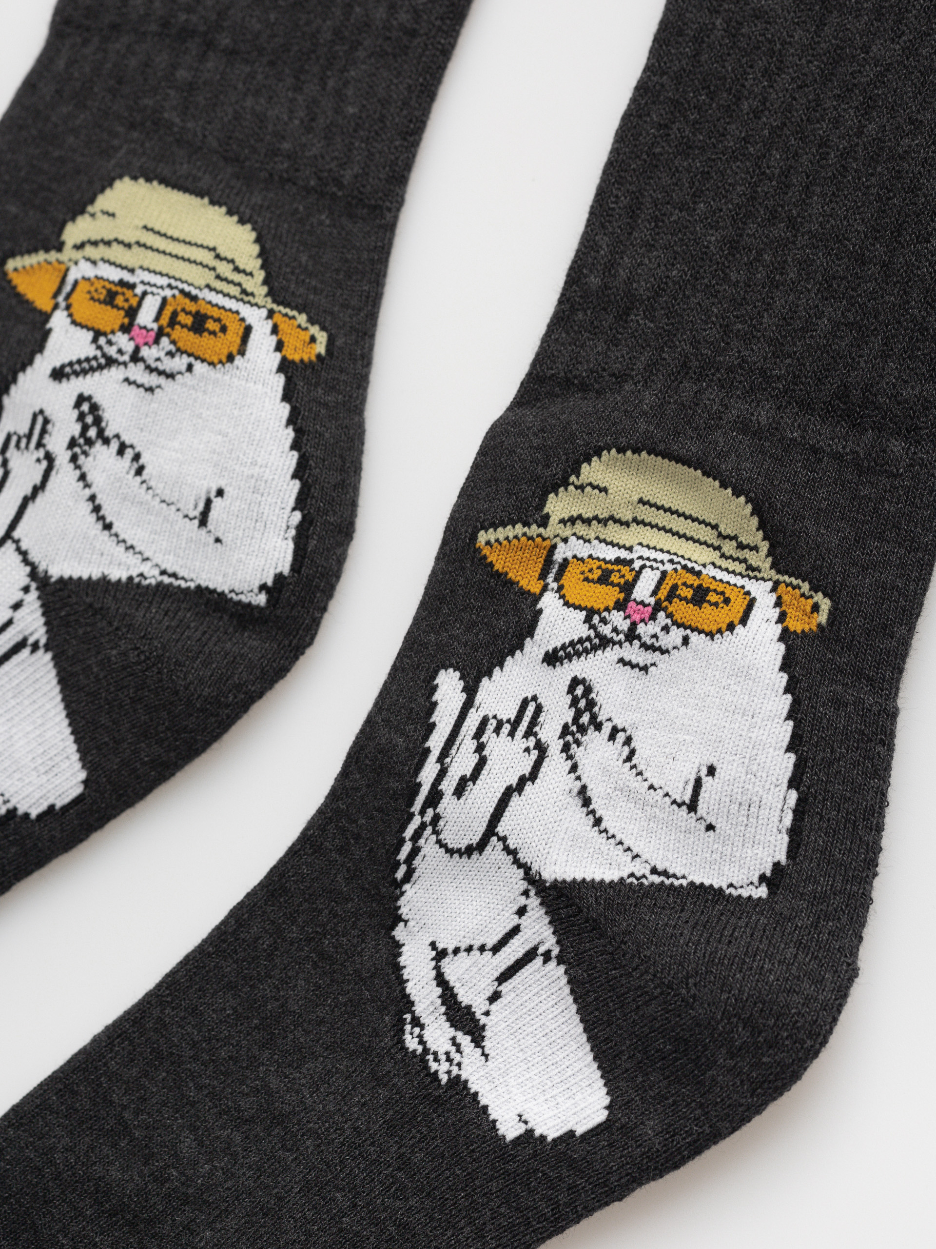 Skarpetki RipNDip Nermal S Thompson (black heather)