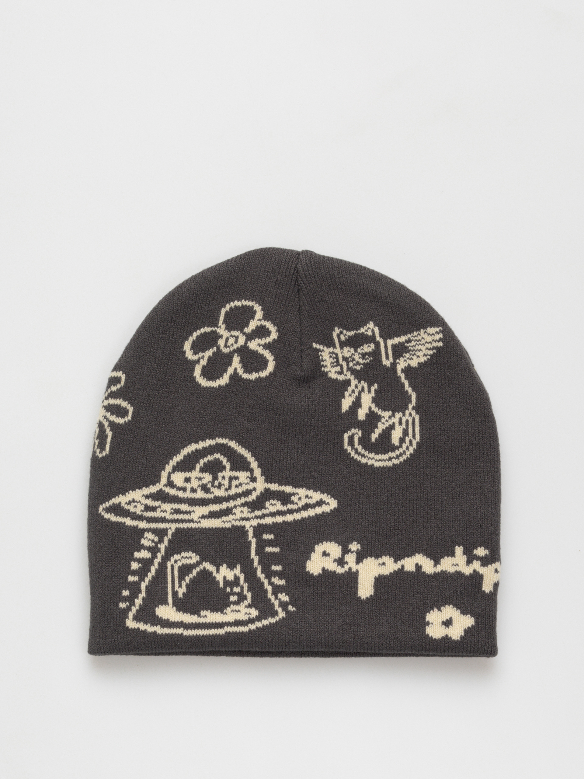 Czapka zimowa RipNDip Blonded Skull (charcoal)
