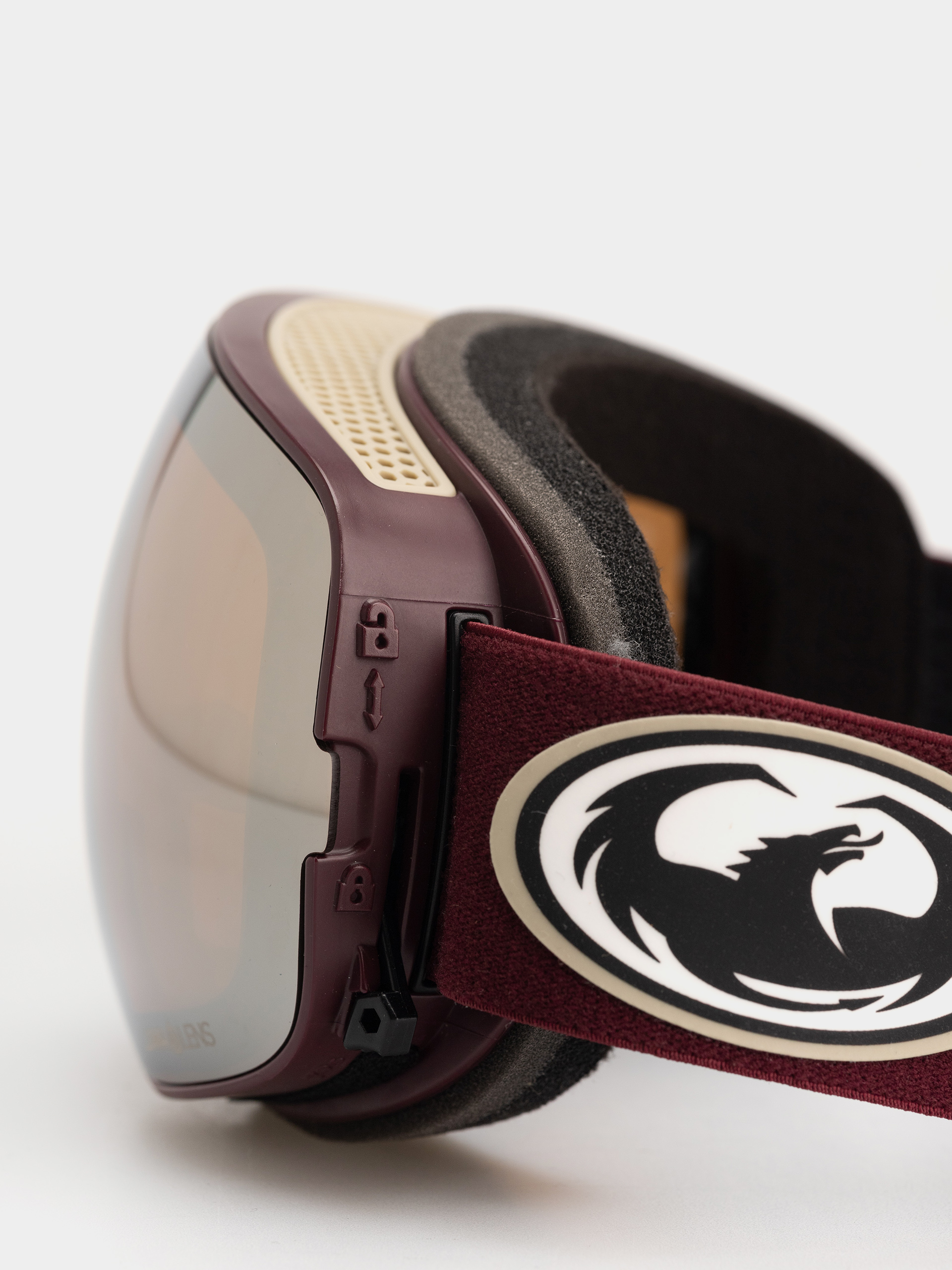 Gogle Dragon X2S (oldskool/lumalens silver ion+lumalens amber)