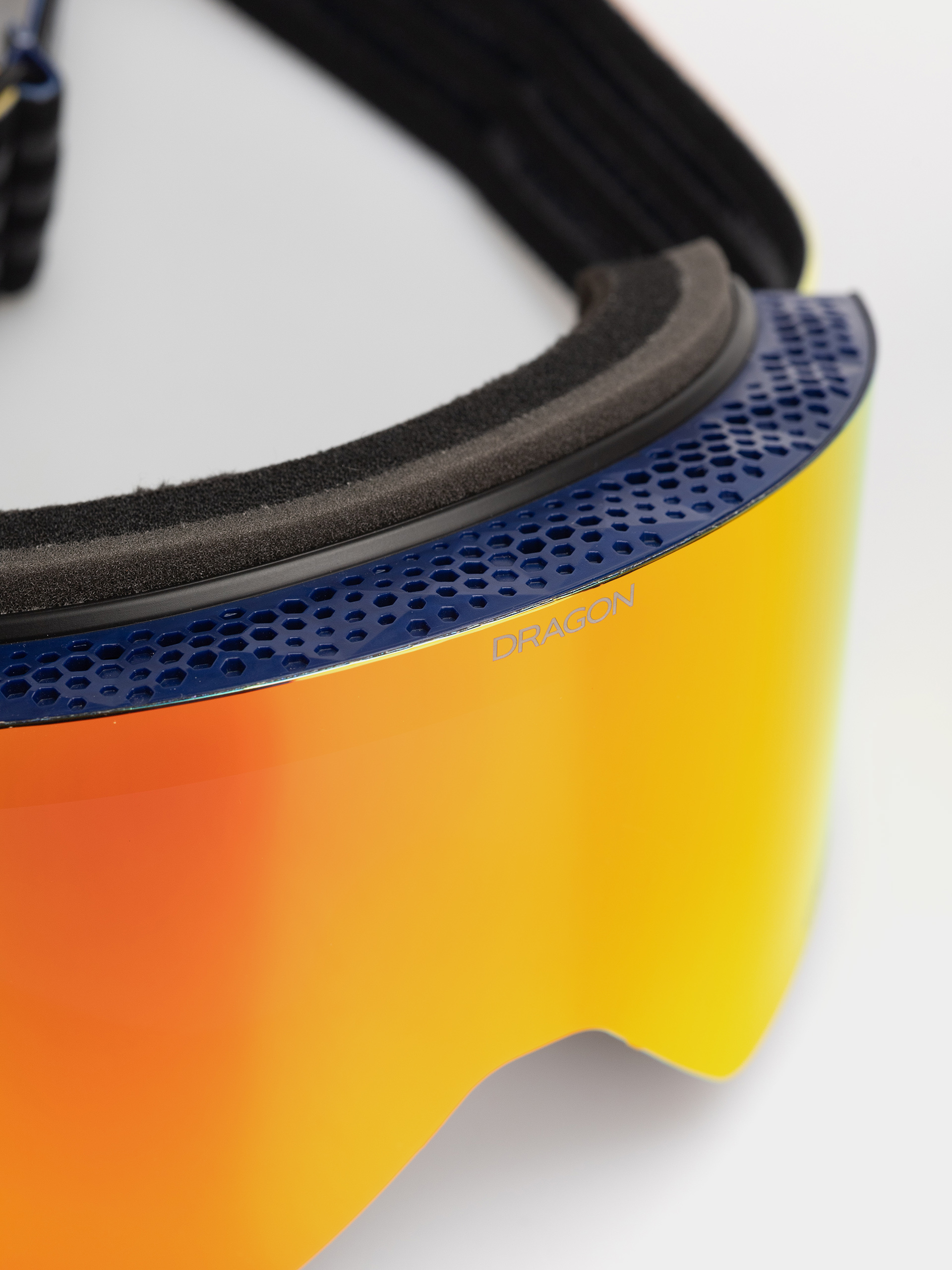 Gogle Dragon R1 OTG (powcollab25/lumalens red ion+lumalens flash blue)