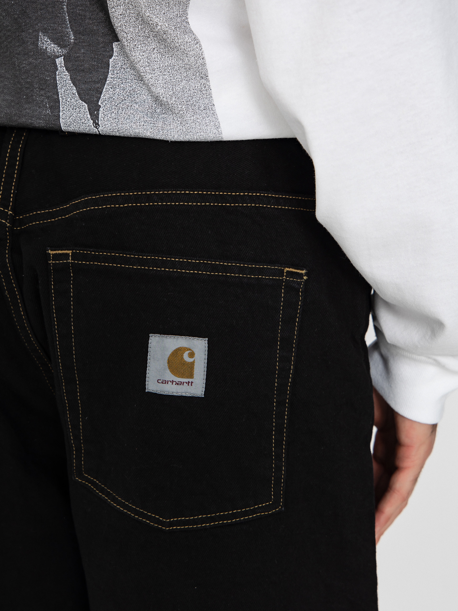 Spodnie Carhartt WIP Brandon (black rinsed)