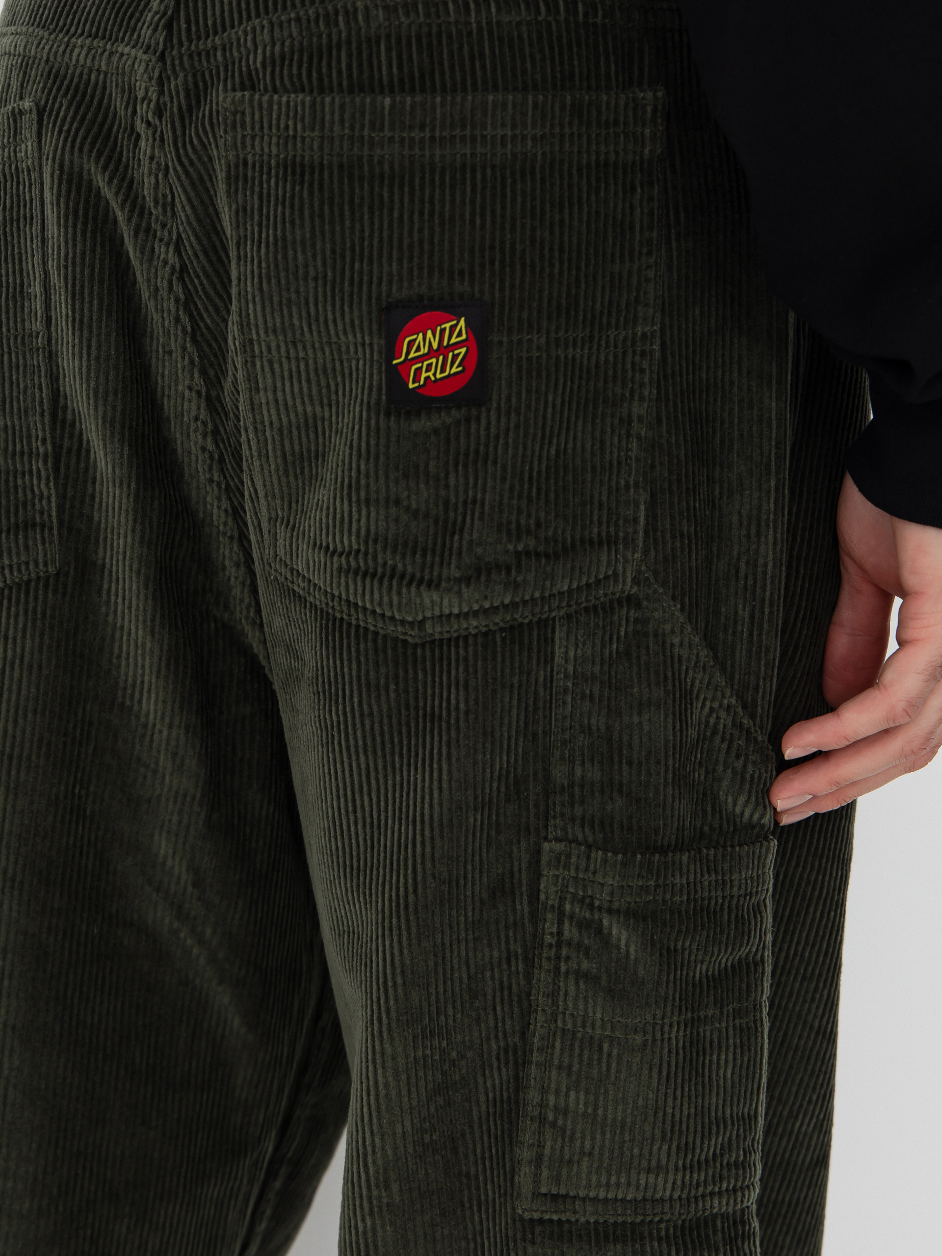 Spodnie Santa Cruz Carpenter Big (dark moss cord)