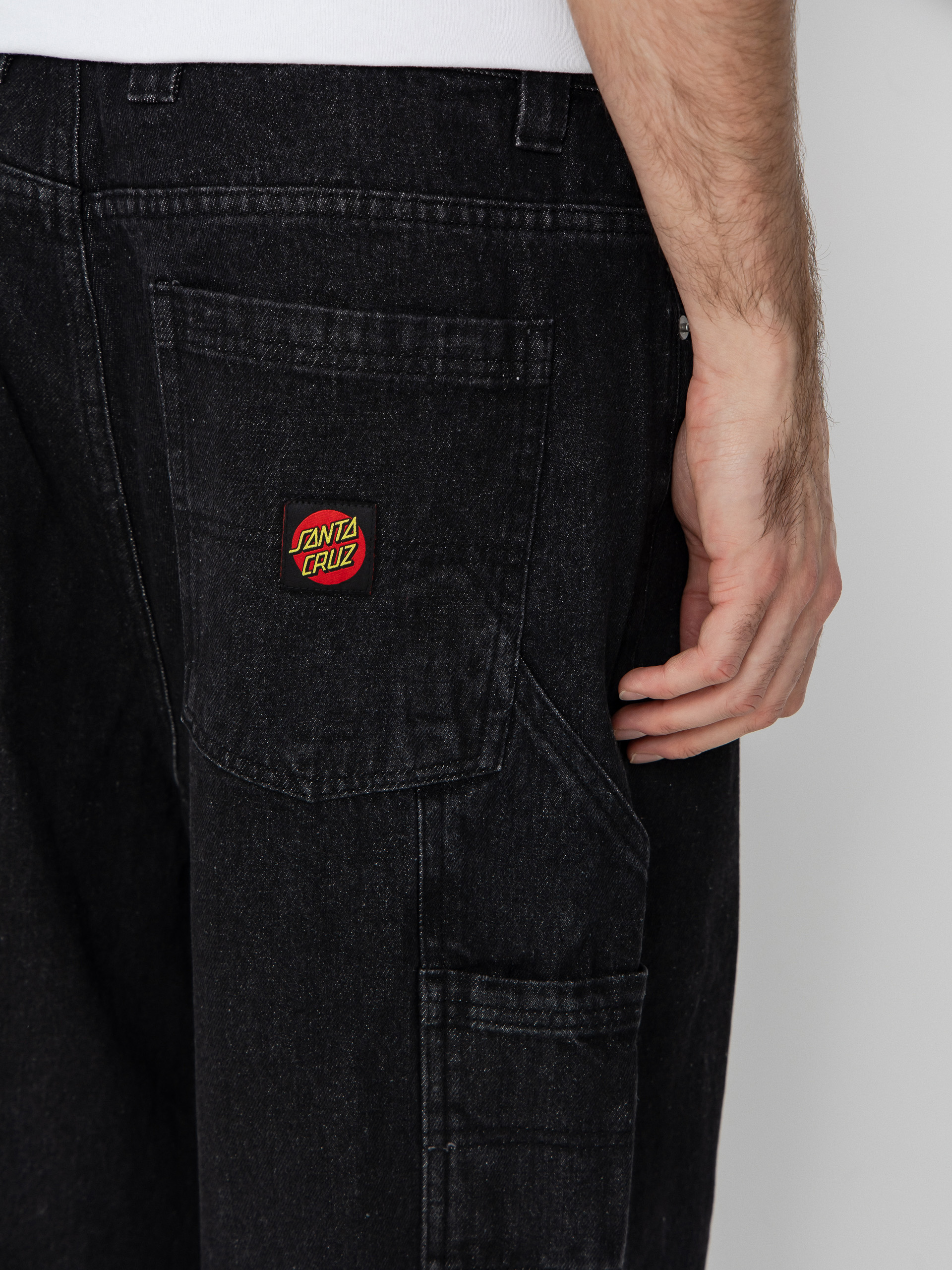 Spodnie Santa Cruz Carpenter Big (black wash)