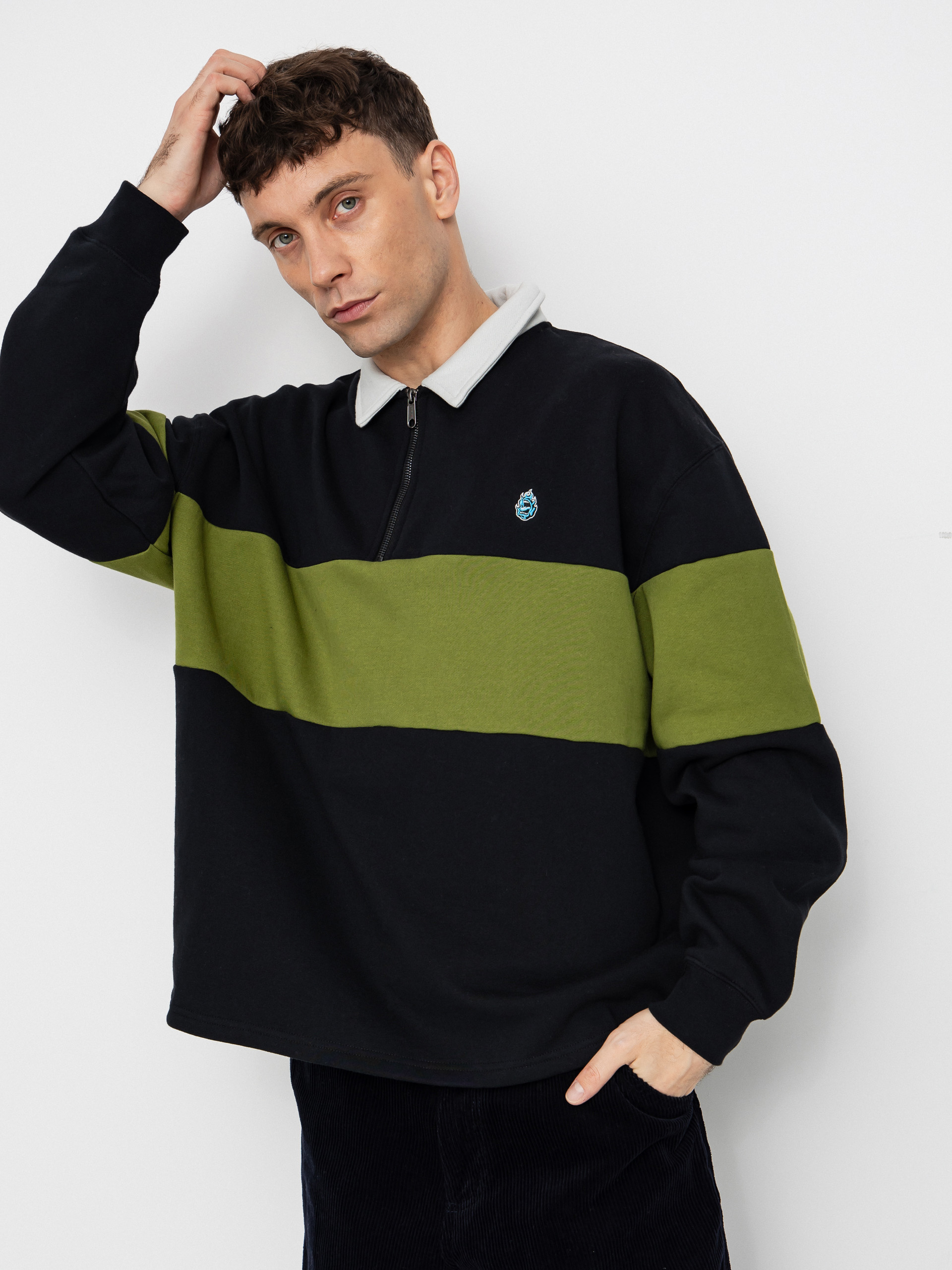 Bluza Santa Cruz Screaming Mini Flame 1/4 Zip