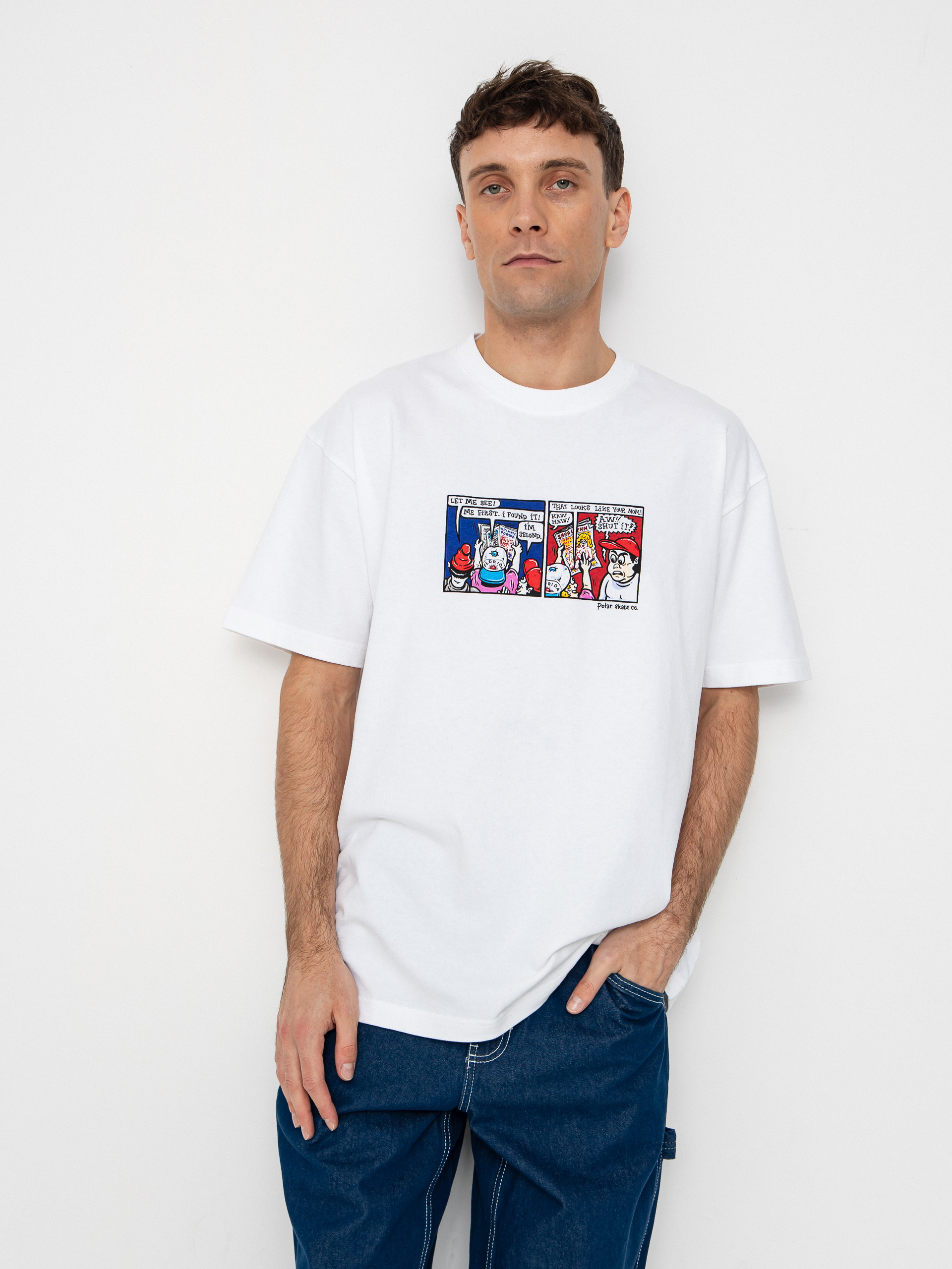 T-shirt Polar Skate Shut It! (white)