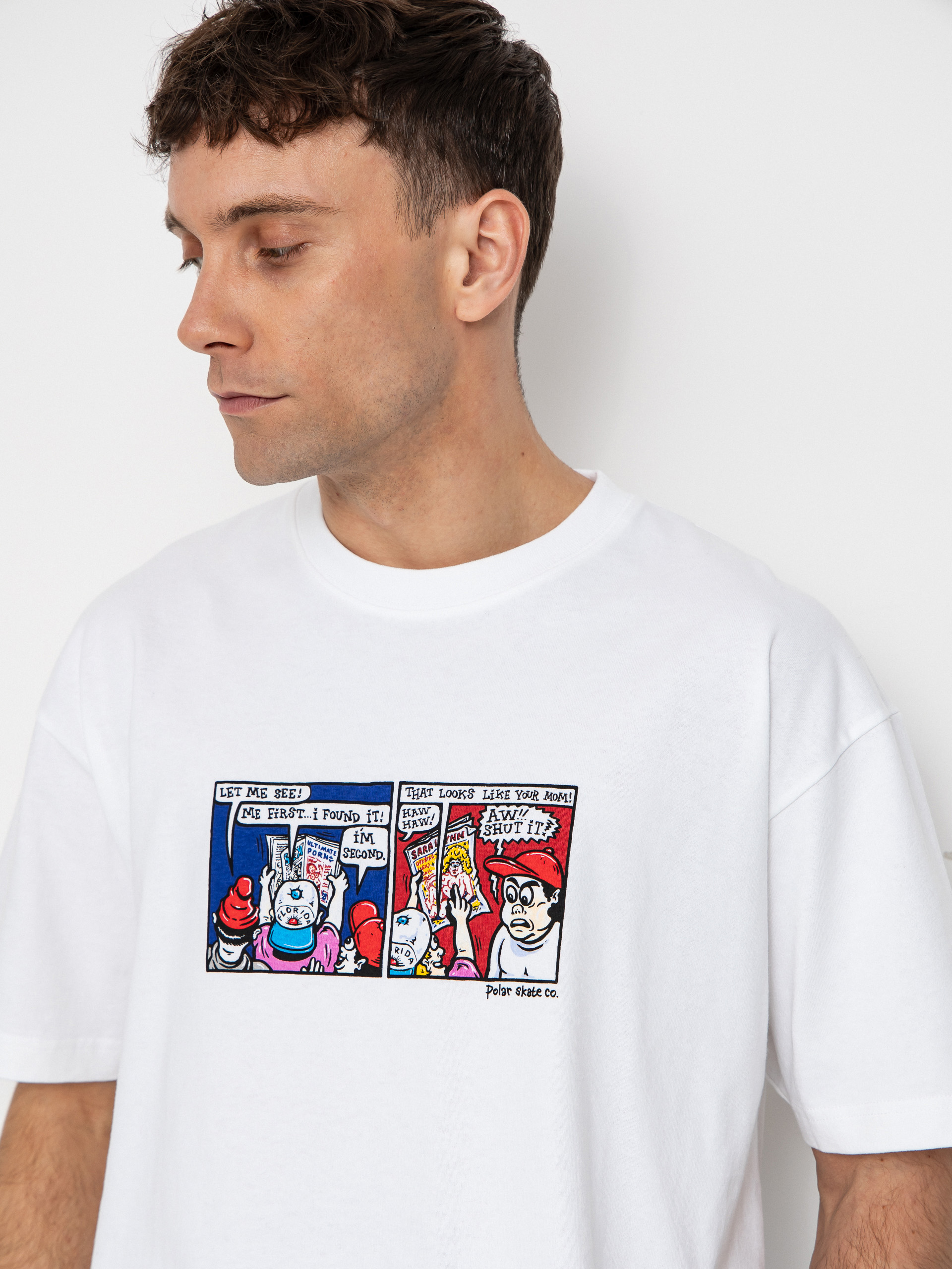 T-shirt Polar Skate Shut It! (white)