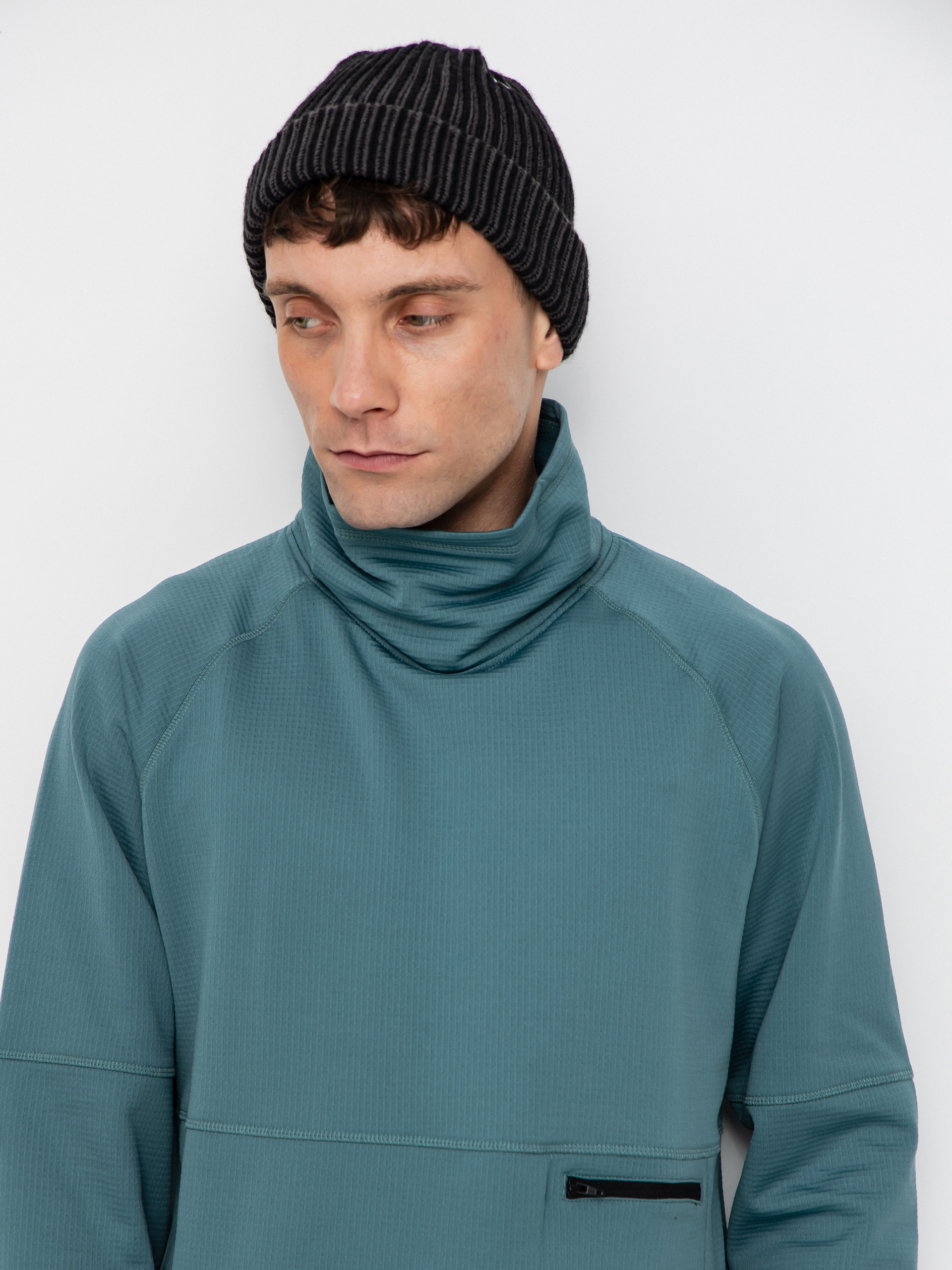 Bluza Jones Snowboards Flagship Rec Grid 1/2 Zip (atlantic blue)