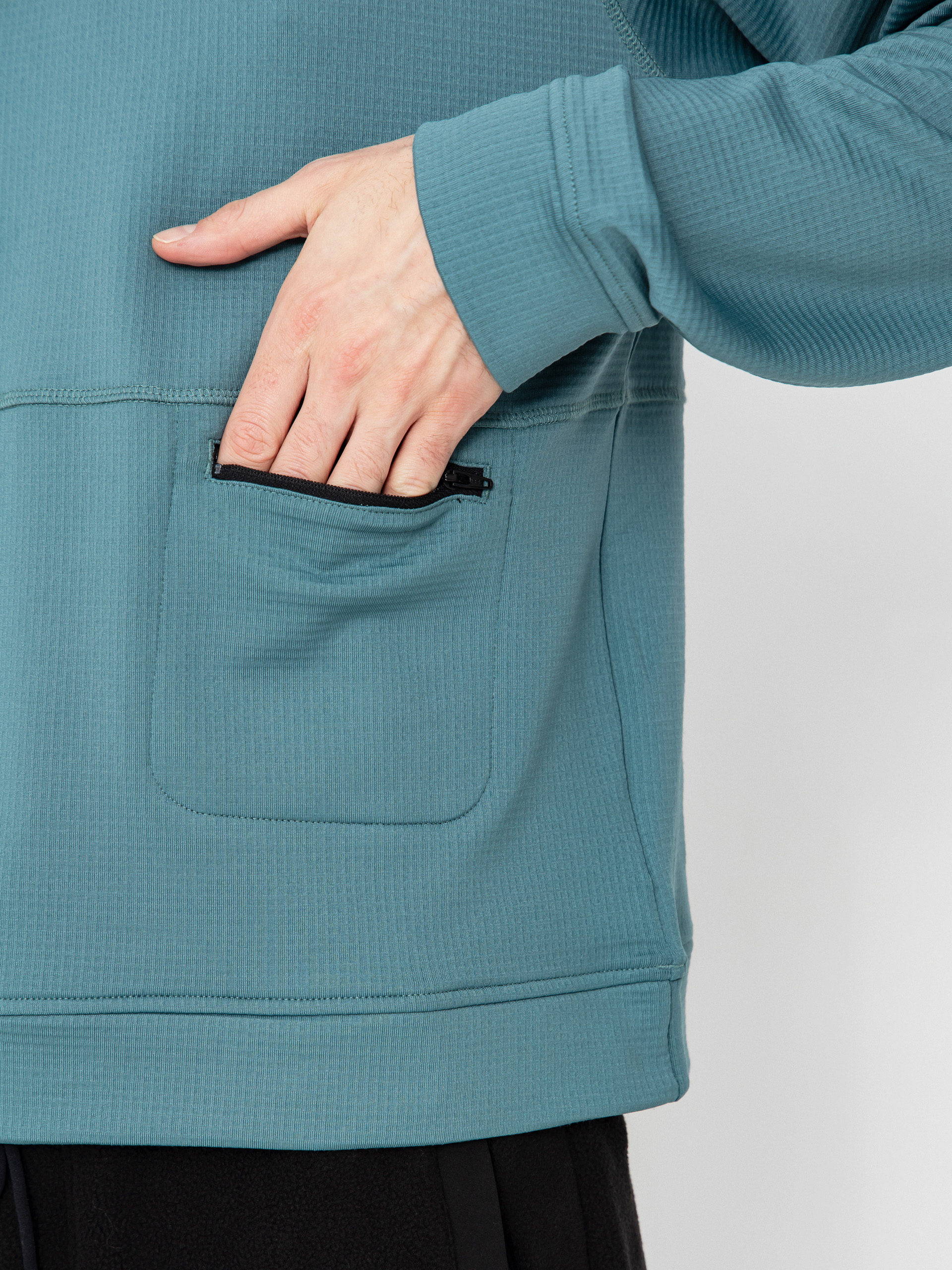 Bluza Jones Snowboards Flagship Rec Grid 1/2 Zip (atlantic blue)