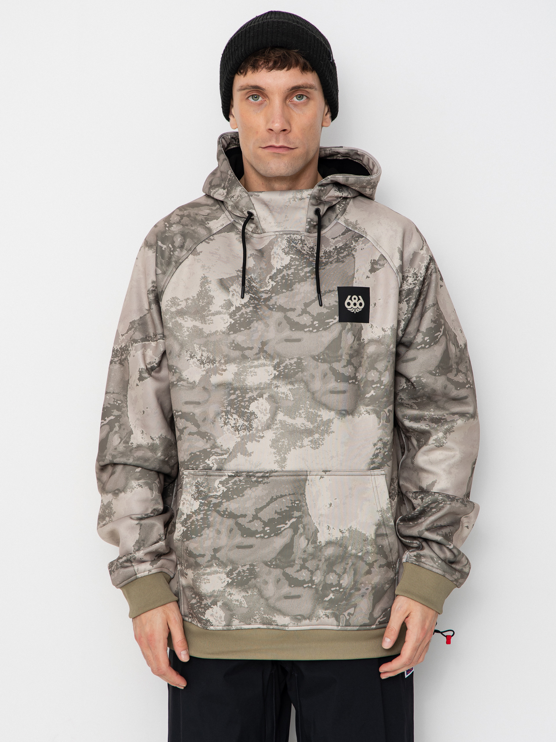 Bluza aktywna 686 Bonded Fleece HD (limestone hemisphere print)