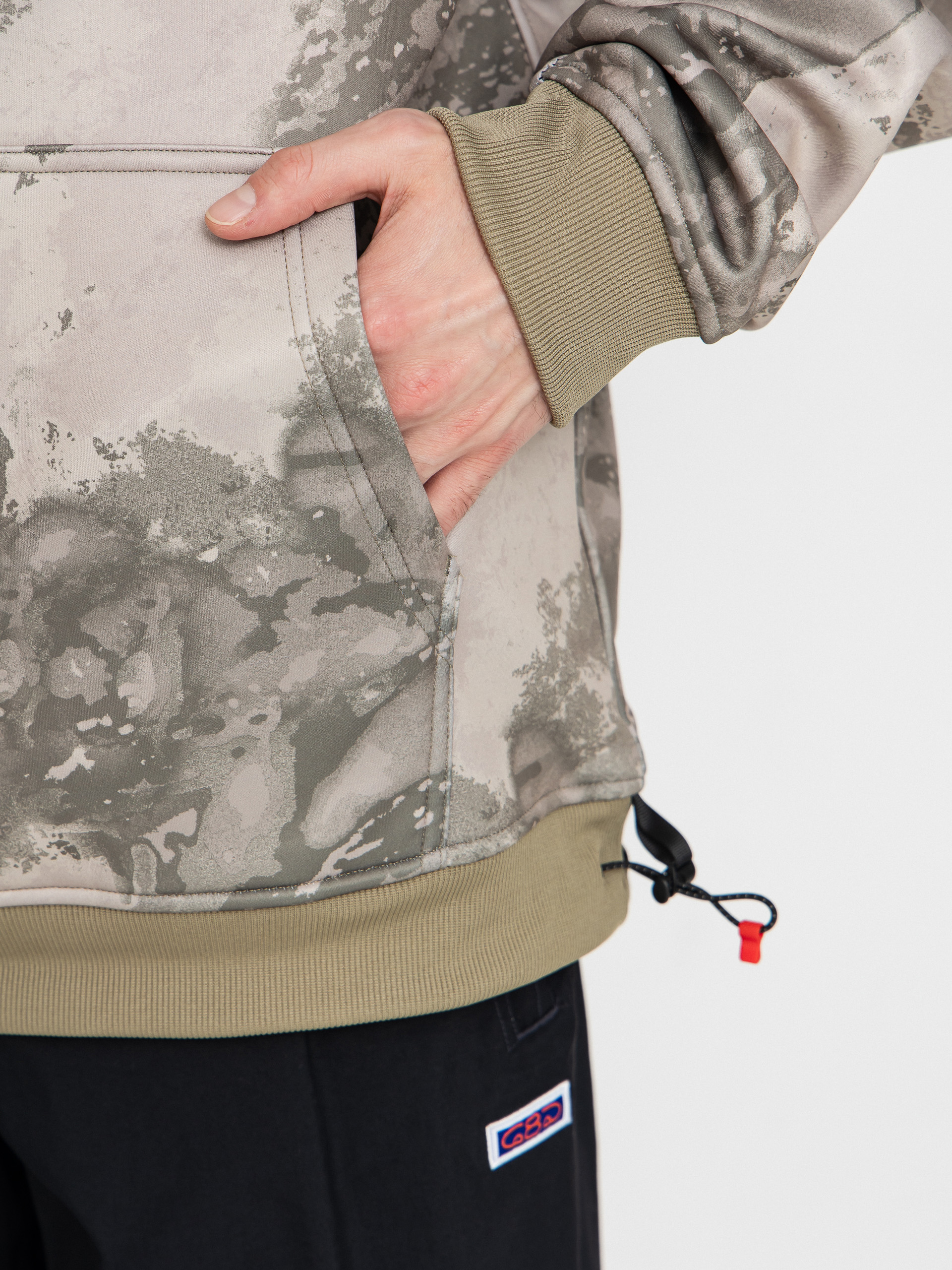 Męska Bluza aktywna 686 Bonded Fleece HD (limestone hemisphere print)