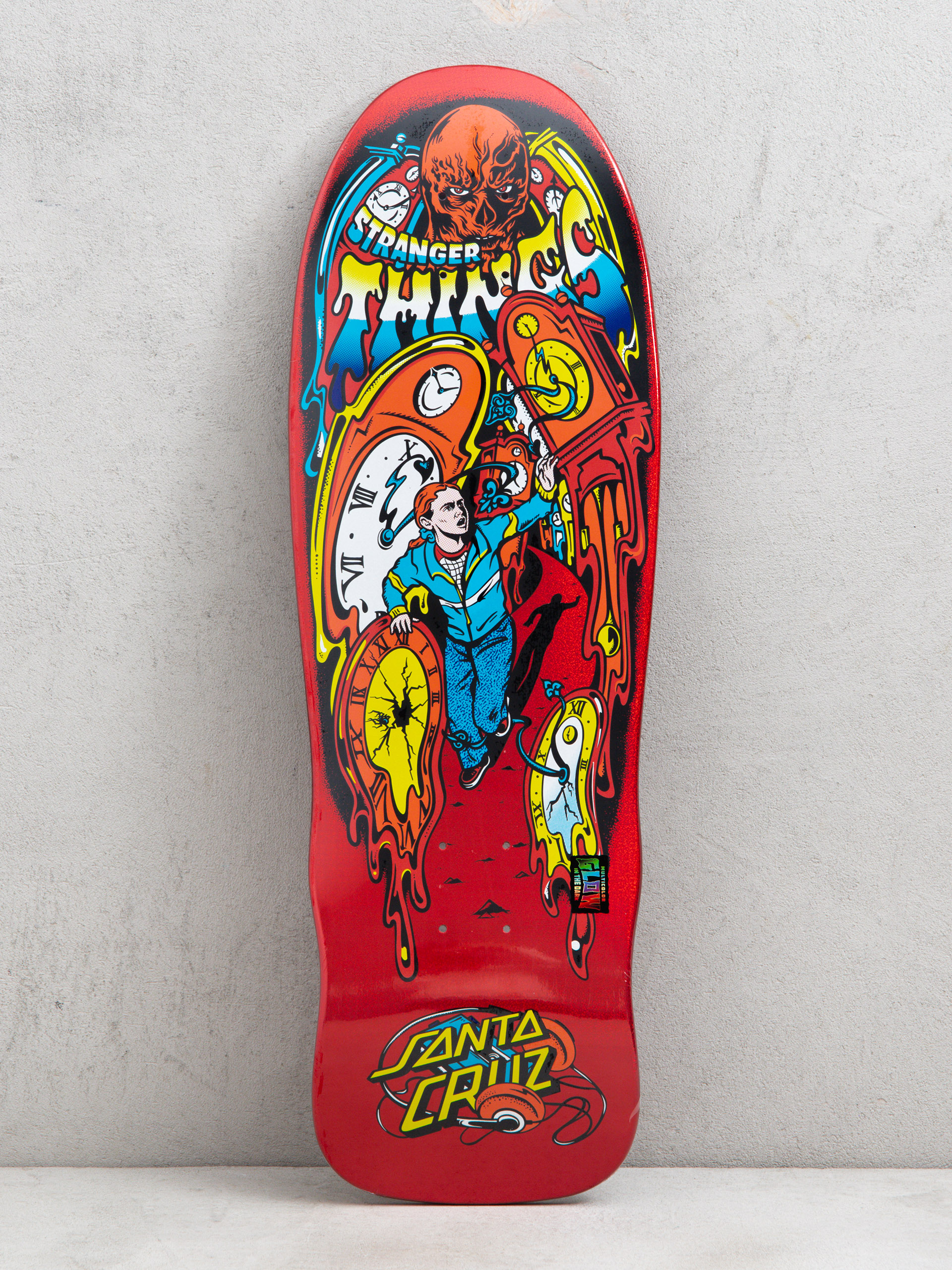 Deck Santa Cruz X Stranger Things Grabke Max Melting Clock