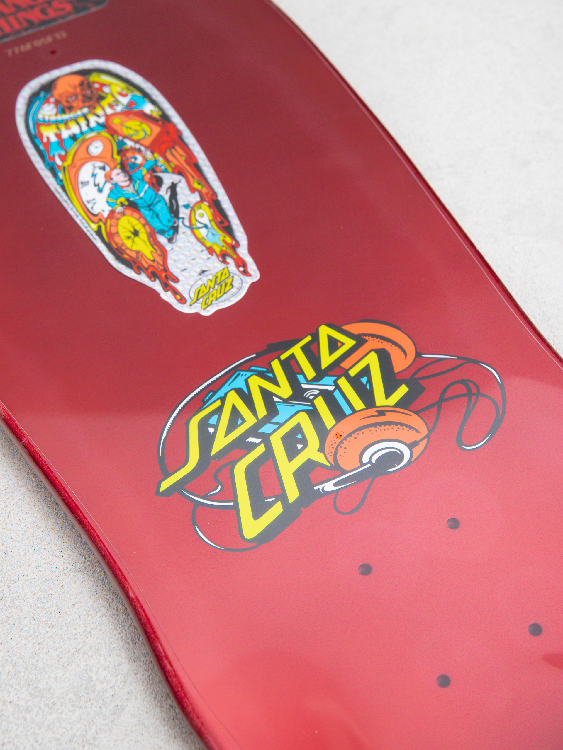 Deck Santa Cruz X Stranger Things Grabke Max Melting Clock