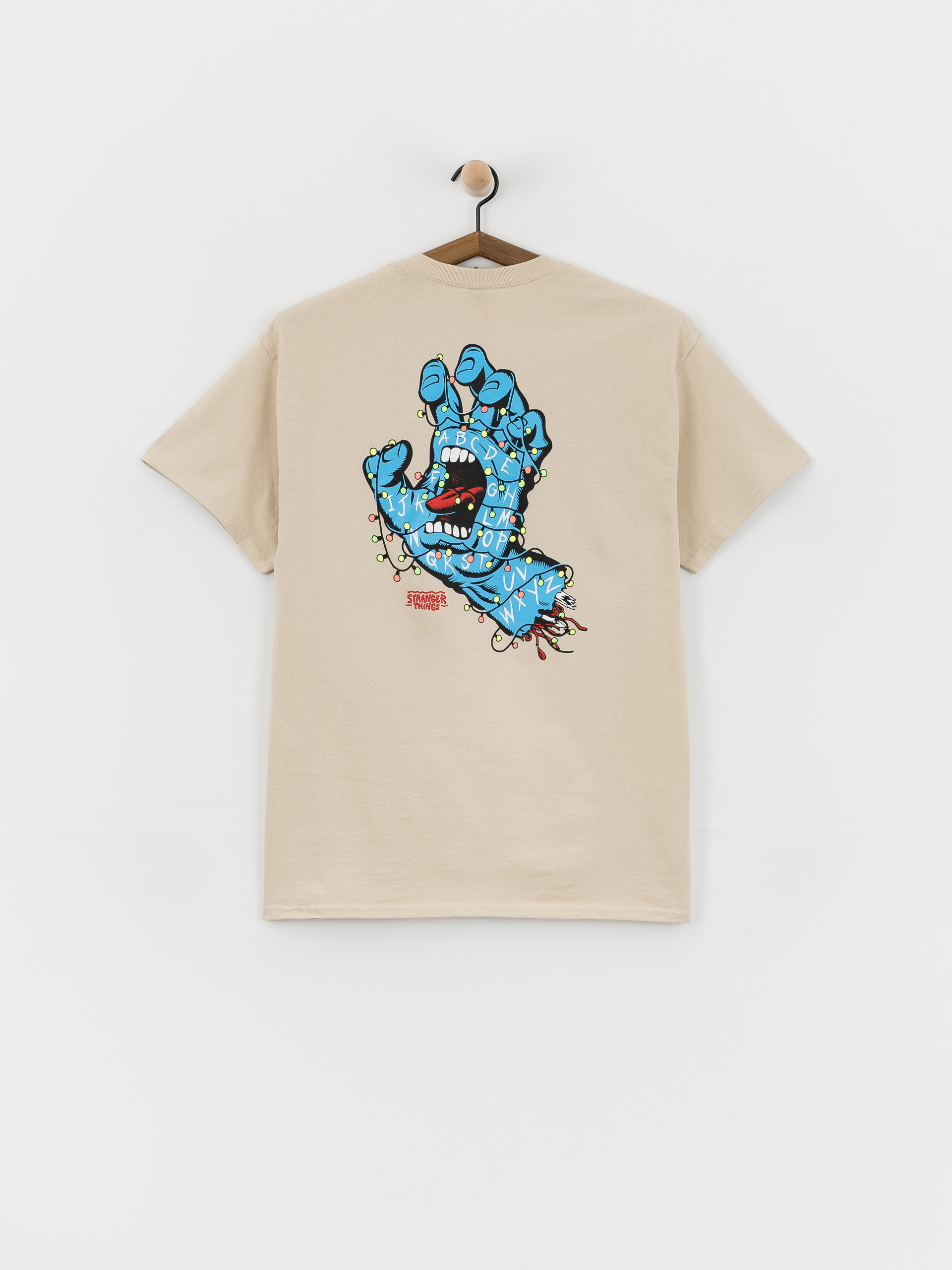 T-shirt Santa Cruz X Stranger Things Screaming Lights
