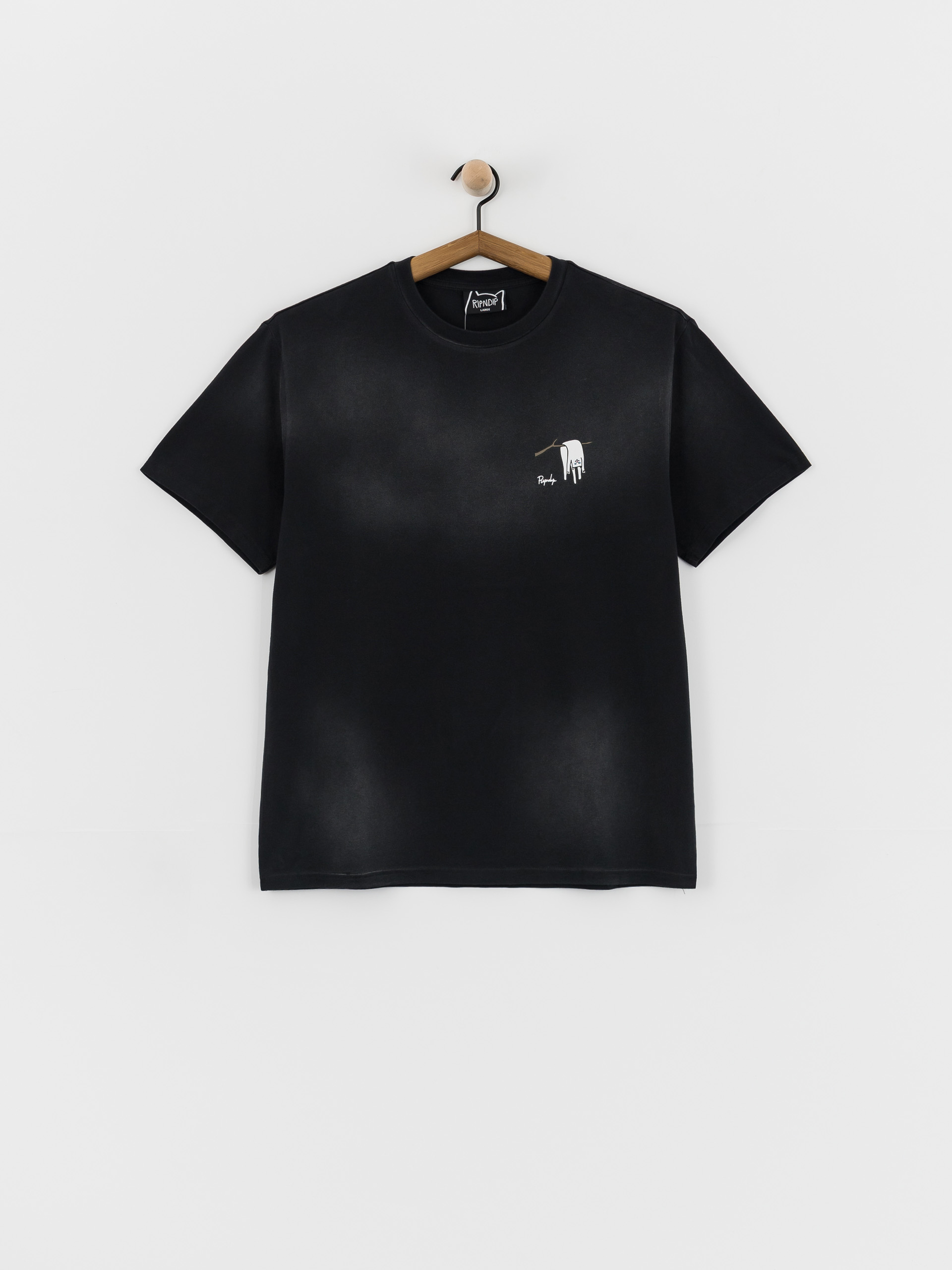 T-shirt RipNDip Nermali (black vintage wash)