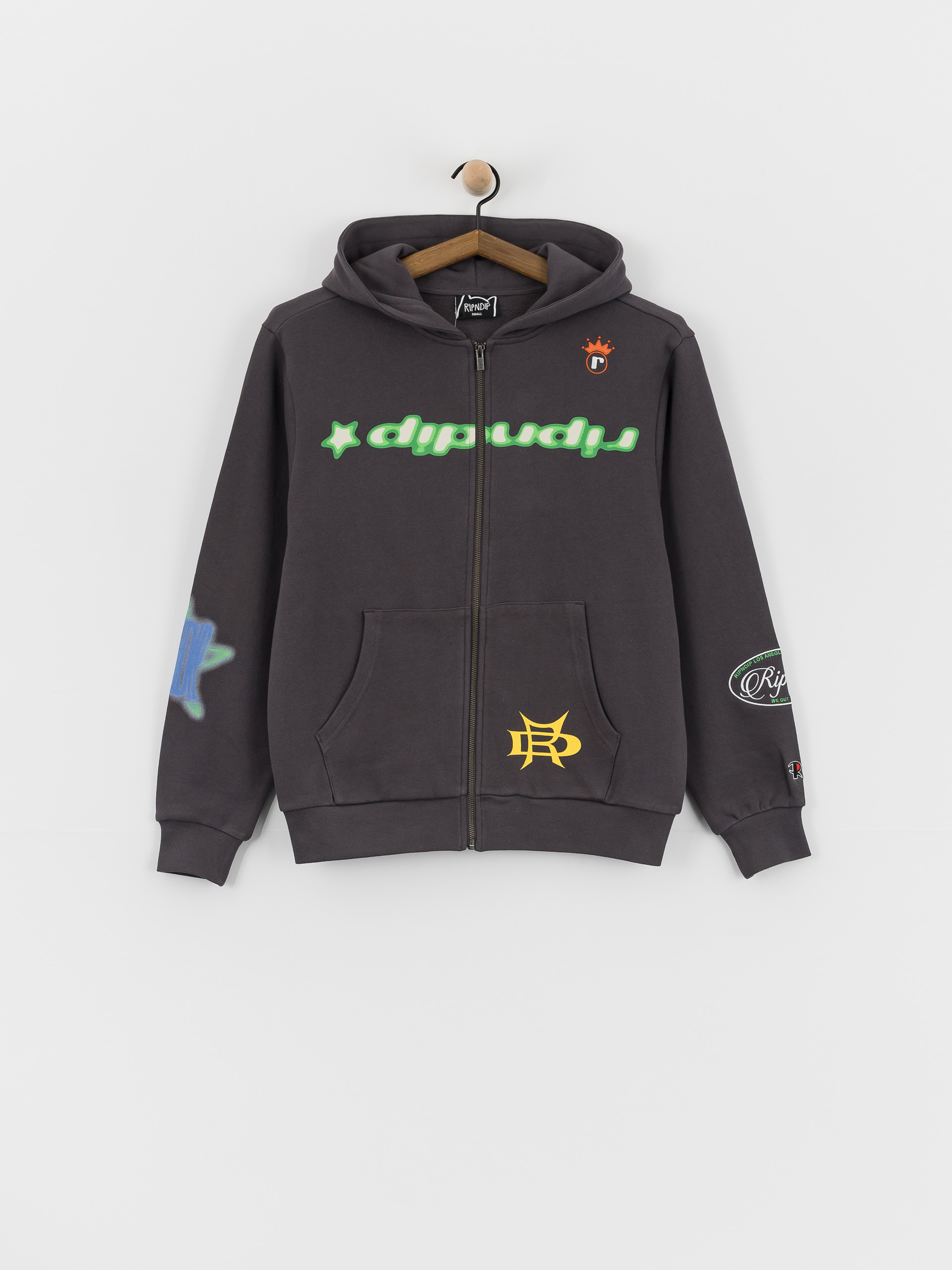 Bluza z kapturem RipNDip Allure Zip HD (black)