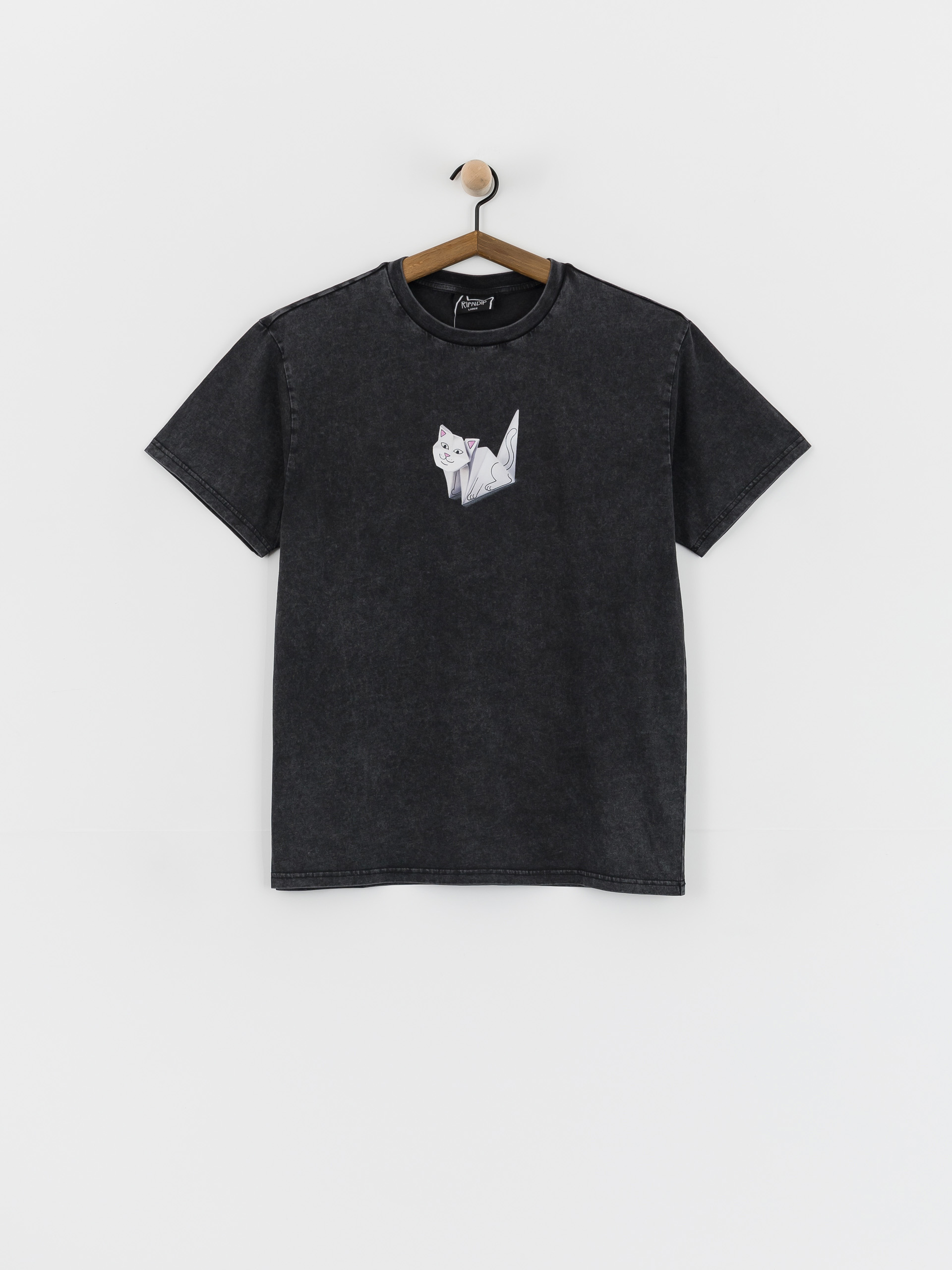 T-shirt RipNDip Origami (black vintage wash)