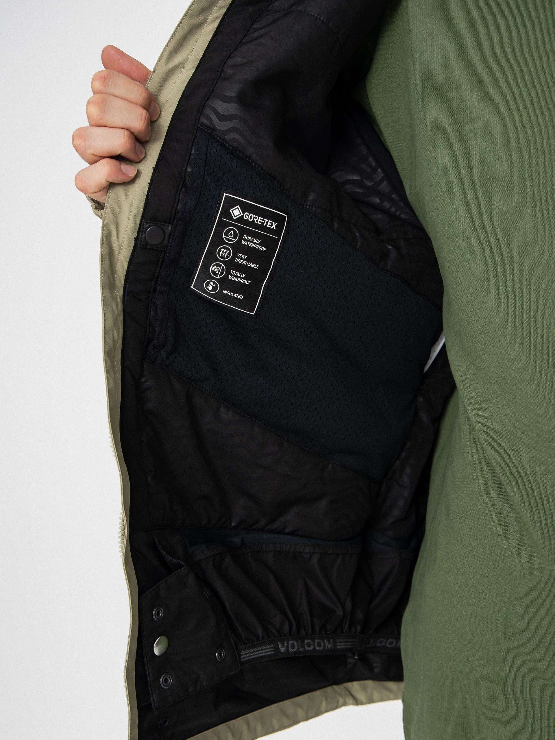 Męska Kurtka snowboardowa Volcom Dua Ins Gore Tex (moss green)