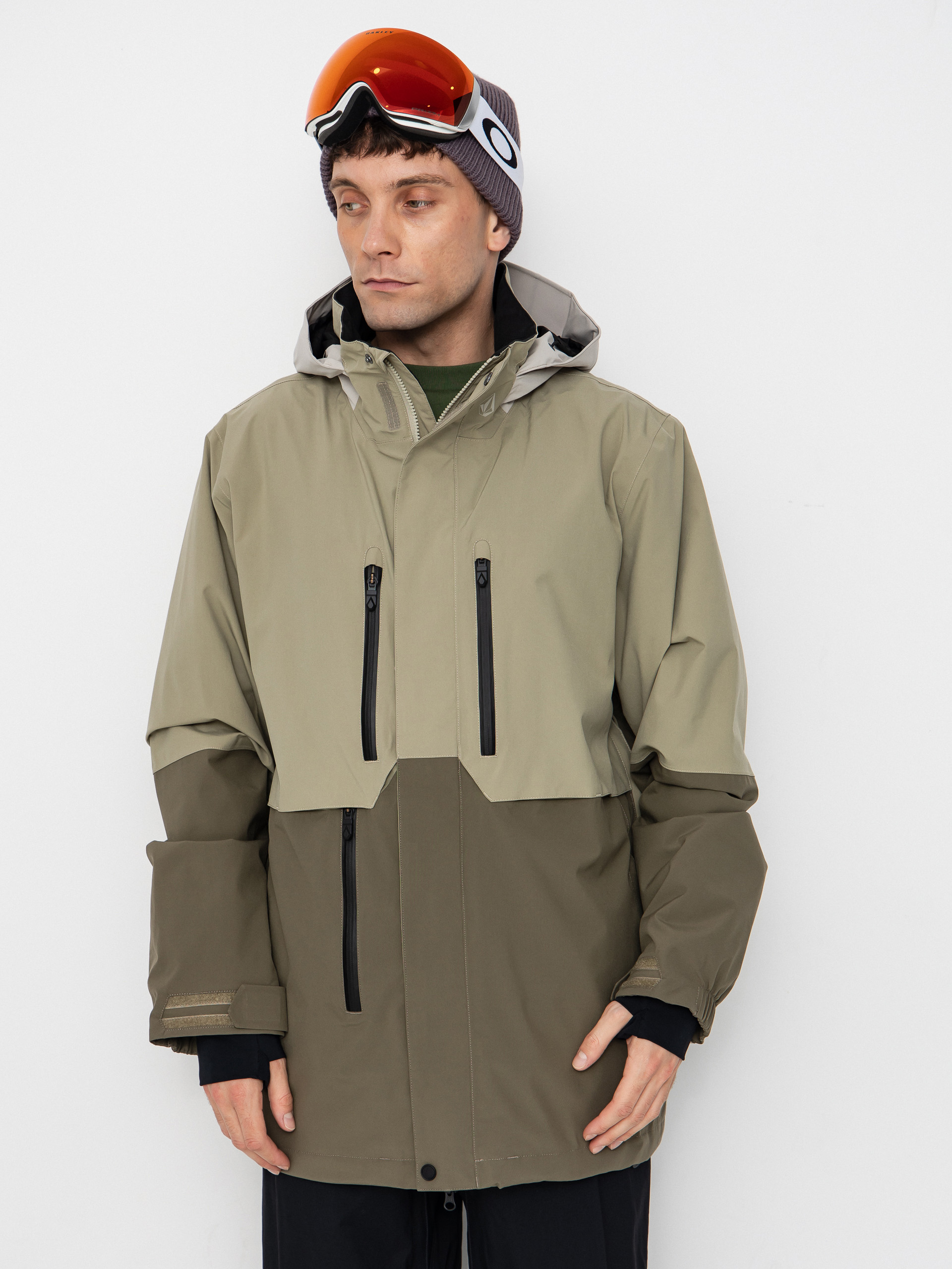 Męska Kurtka snowboardowa Volcom Rnge Stretch 30K (moss green)