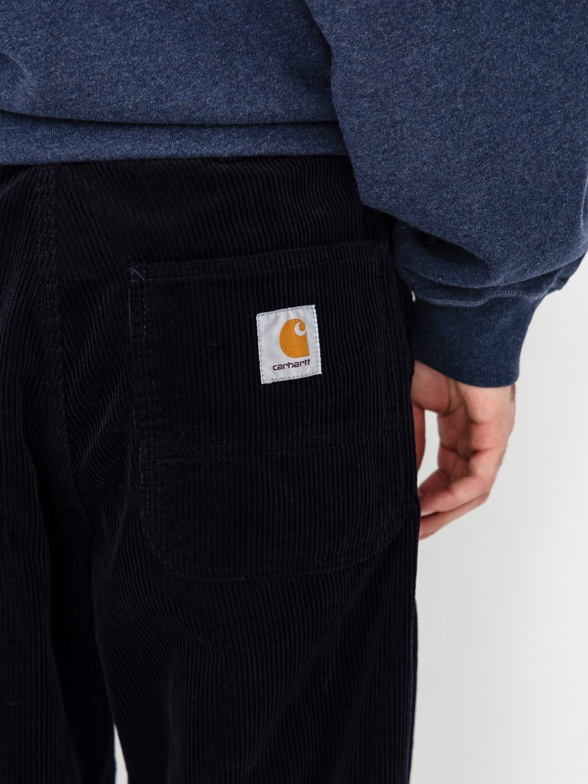 Spodnie Carhartt WIP Simple (dark navy/rinsed)