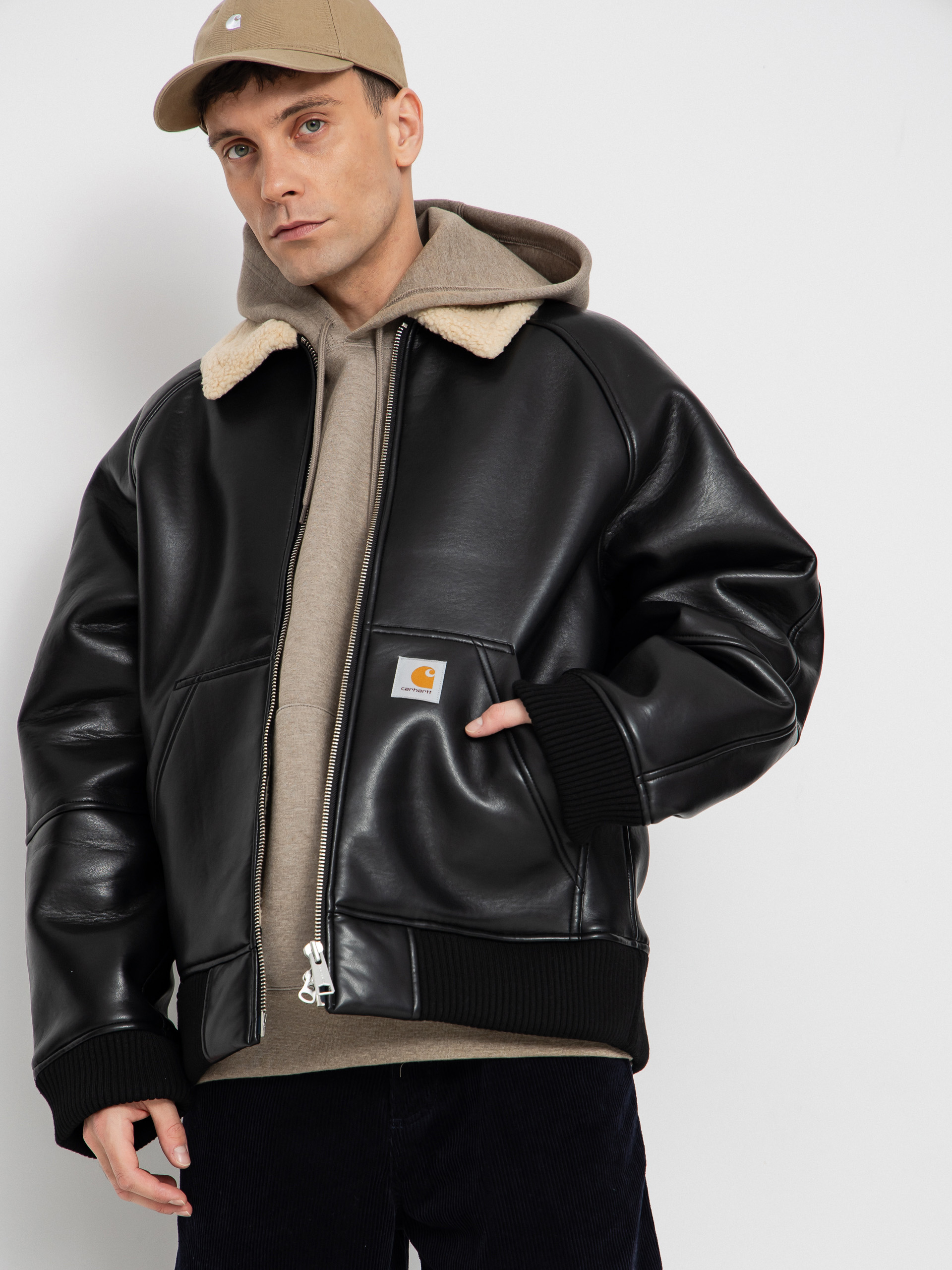 Kurtka Carhartt WIP Shepton (black/natural)