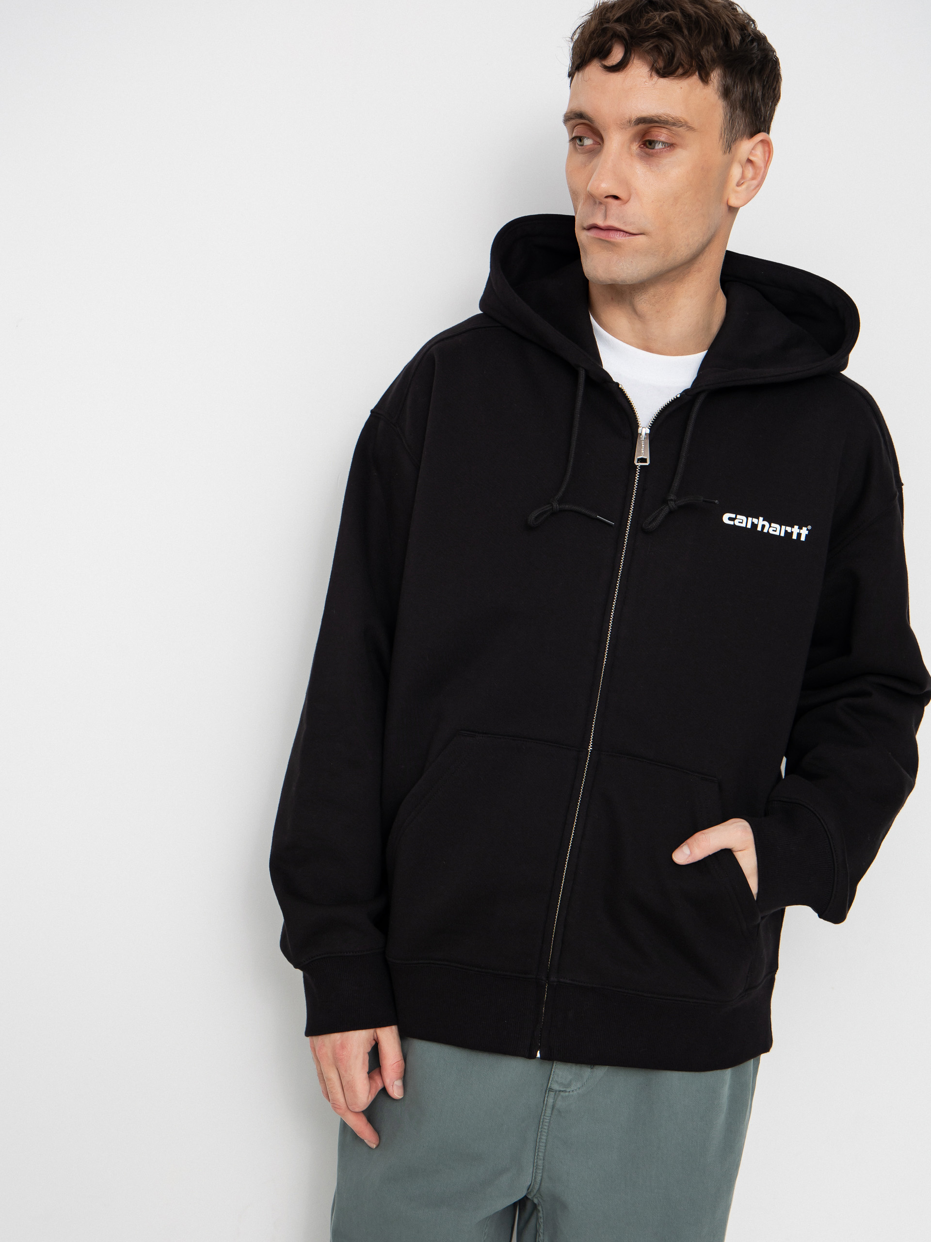 Bluza z kapturem Carhartt WIP Archive Lines ZHD (black)