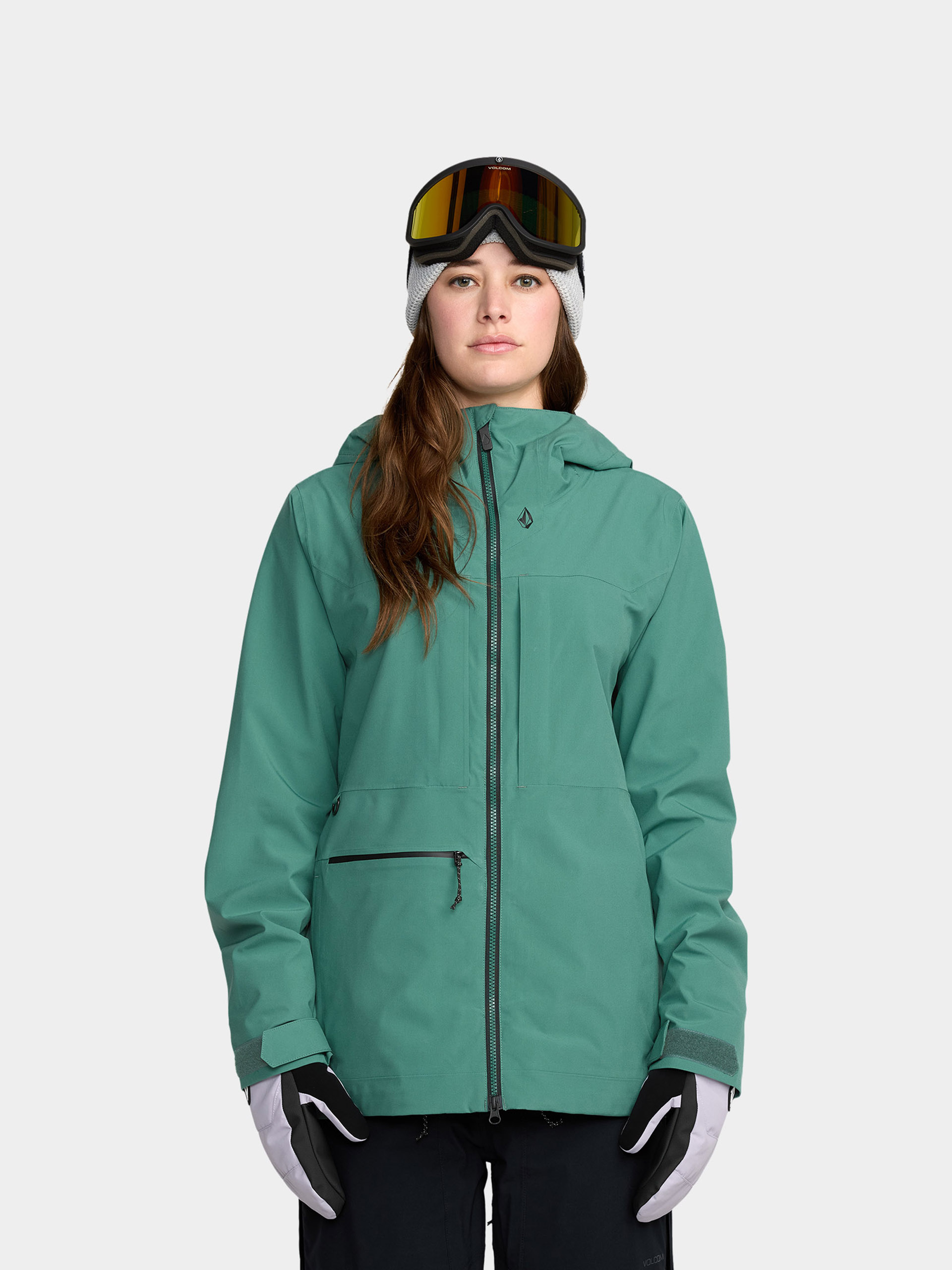 Kurtka snowboardowa Volcom Cloudbreaker Stretch 30K Wmn (spruce green)