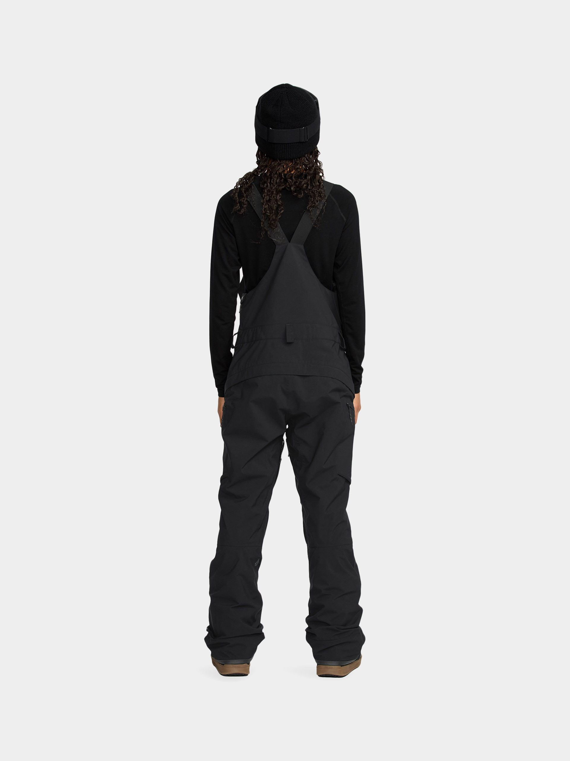 Damskie Spodnie snowboardowe Volcom Ash Stretch Gore Bib Overall (black)