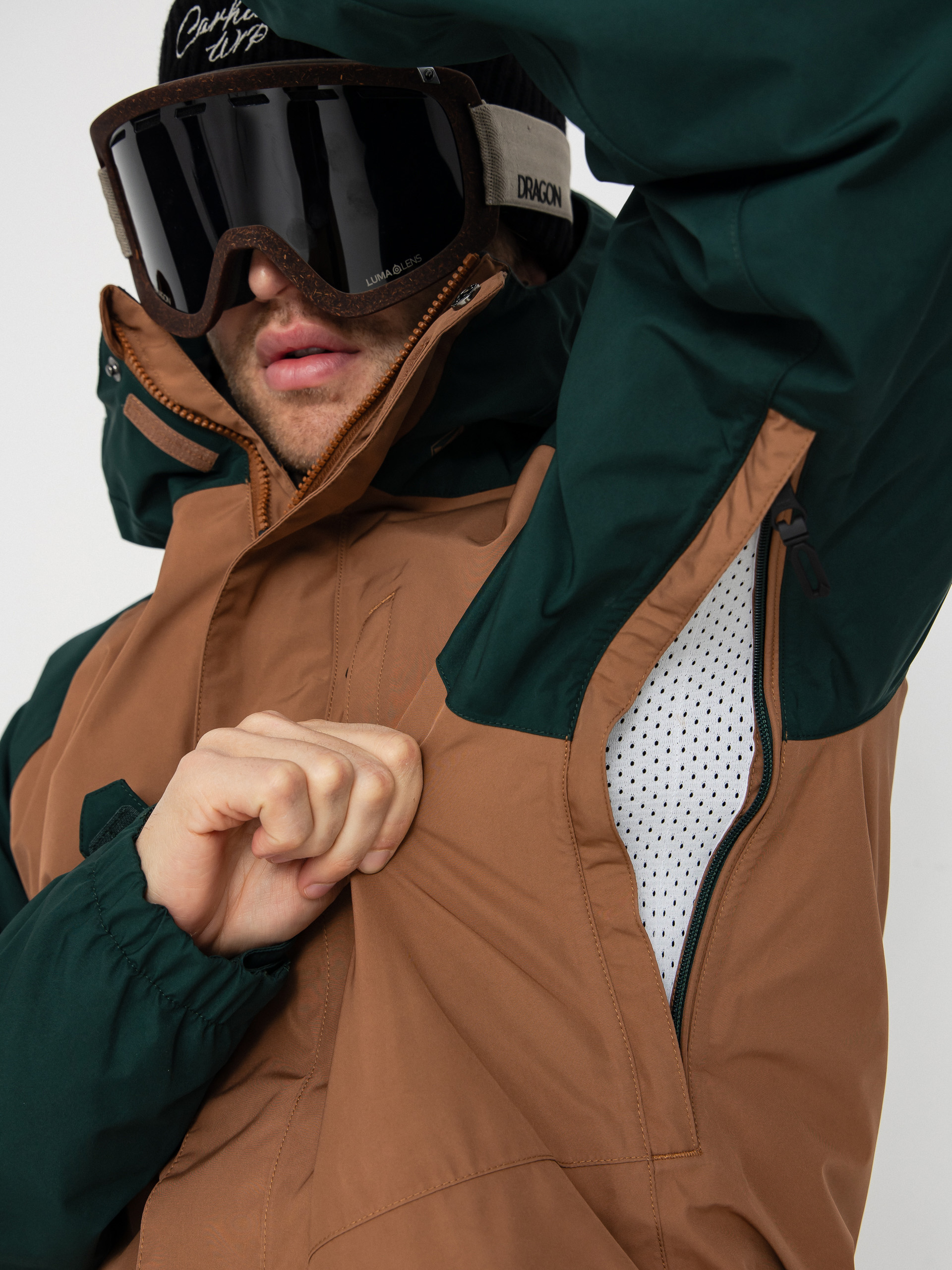 Męska Kurtka snowboardowa Volcom Dua Ins Gore Tex (terra brown)