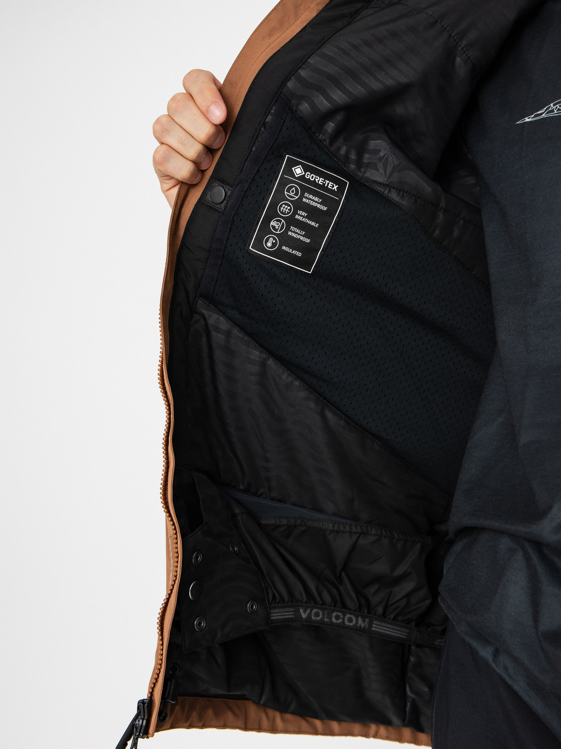 Męska Kurtka snowboardowa Volcom Dua Ins Gore Tex (terra brown)