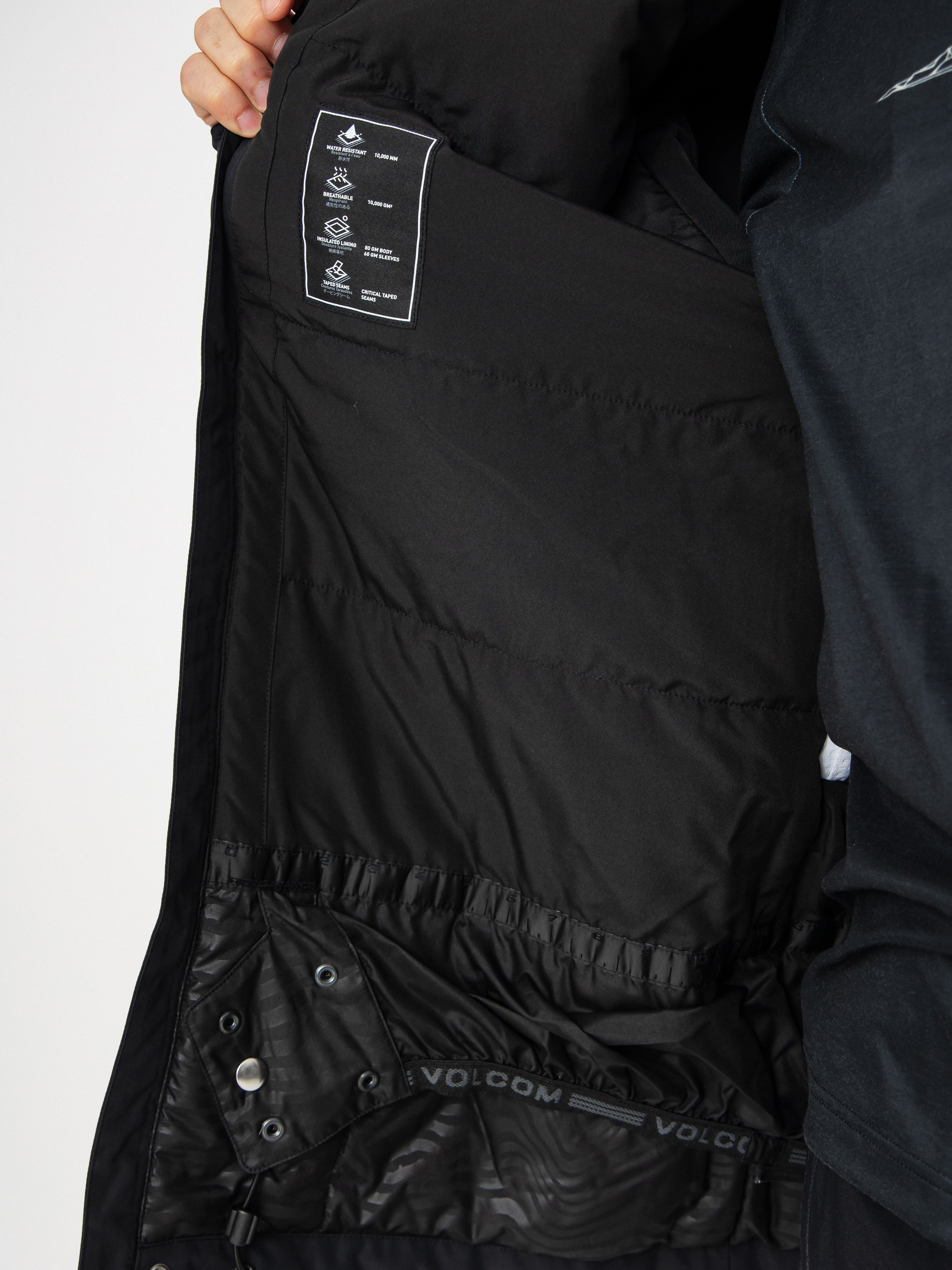 Męska Kurtka snowboardowa Volcom Primry Ins (black)