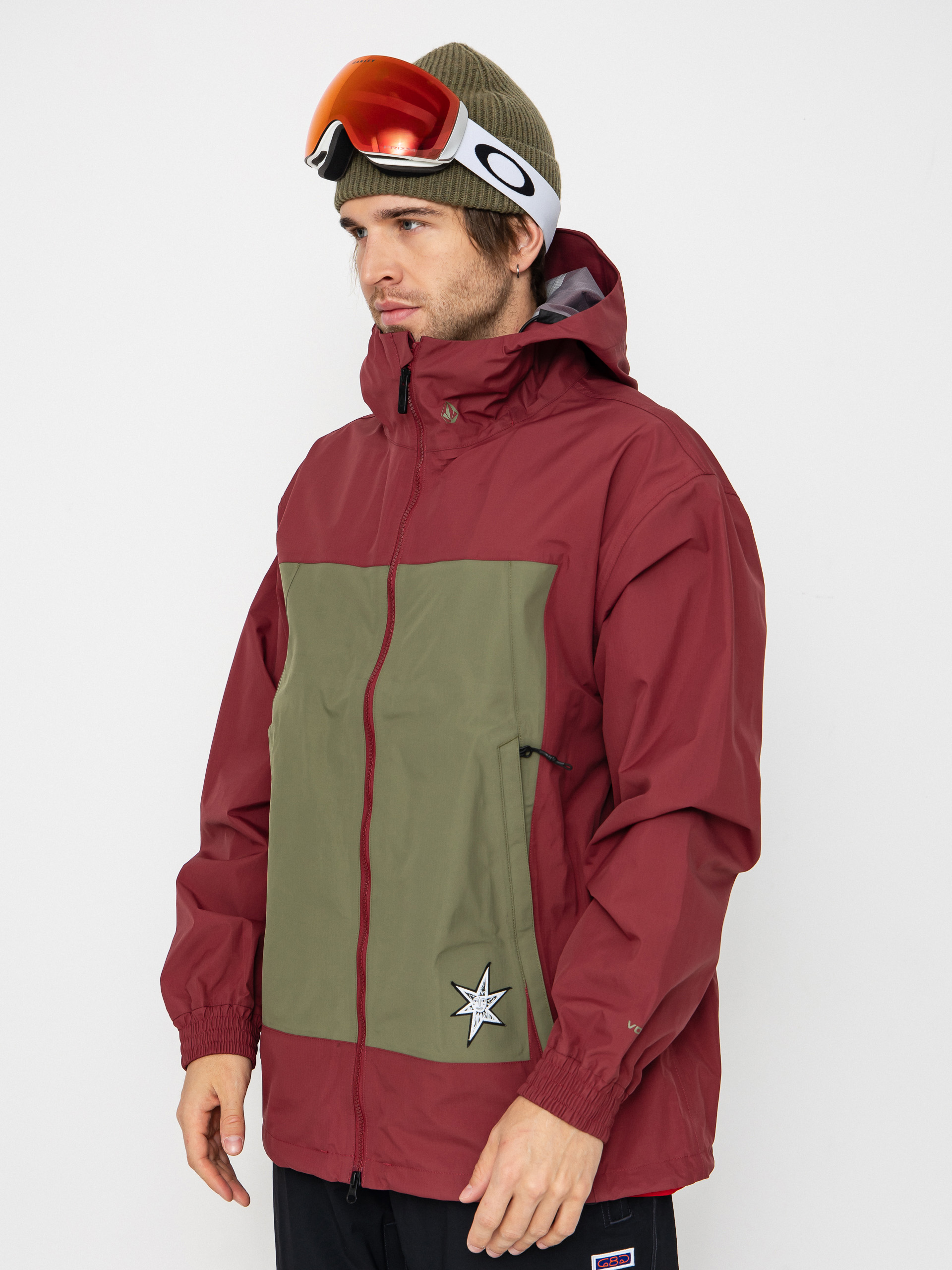 Męska Kurtka snowboardowa Volcom Arthur 3L (burnt red)