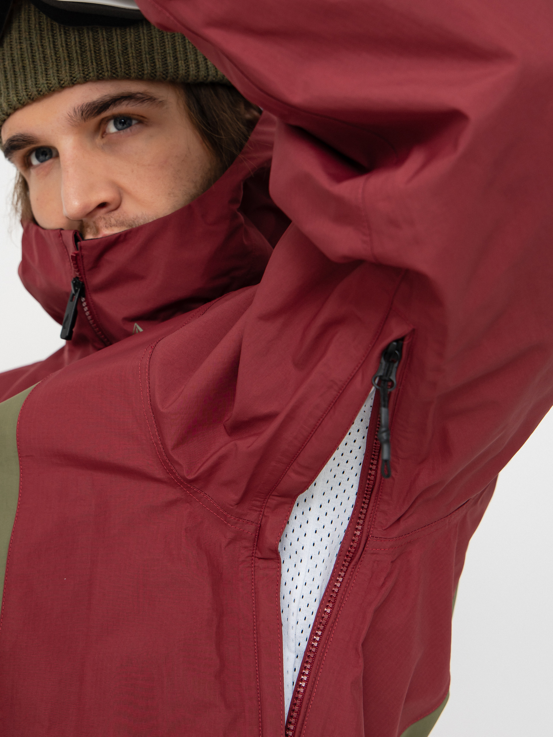 Męska Kurtka snowboardowa Volcom Arthur 3L (burnt red)