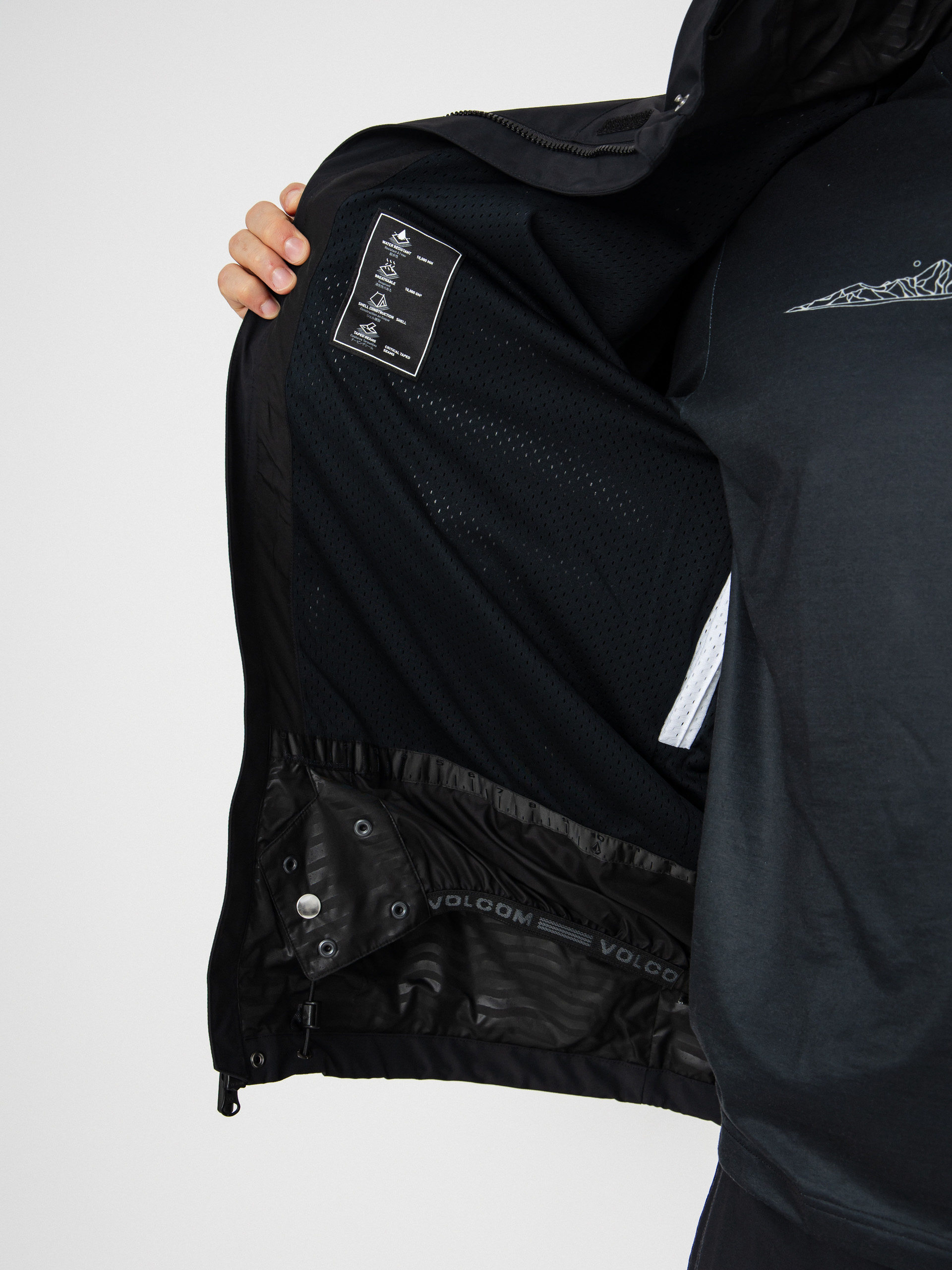 Męska Kurtka snowboardowa Volcom Primry (black)