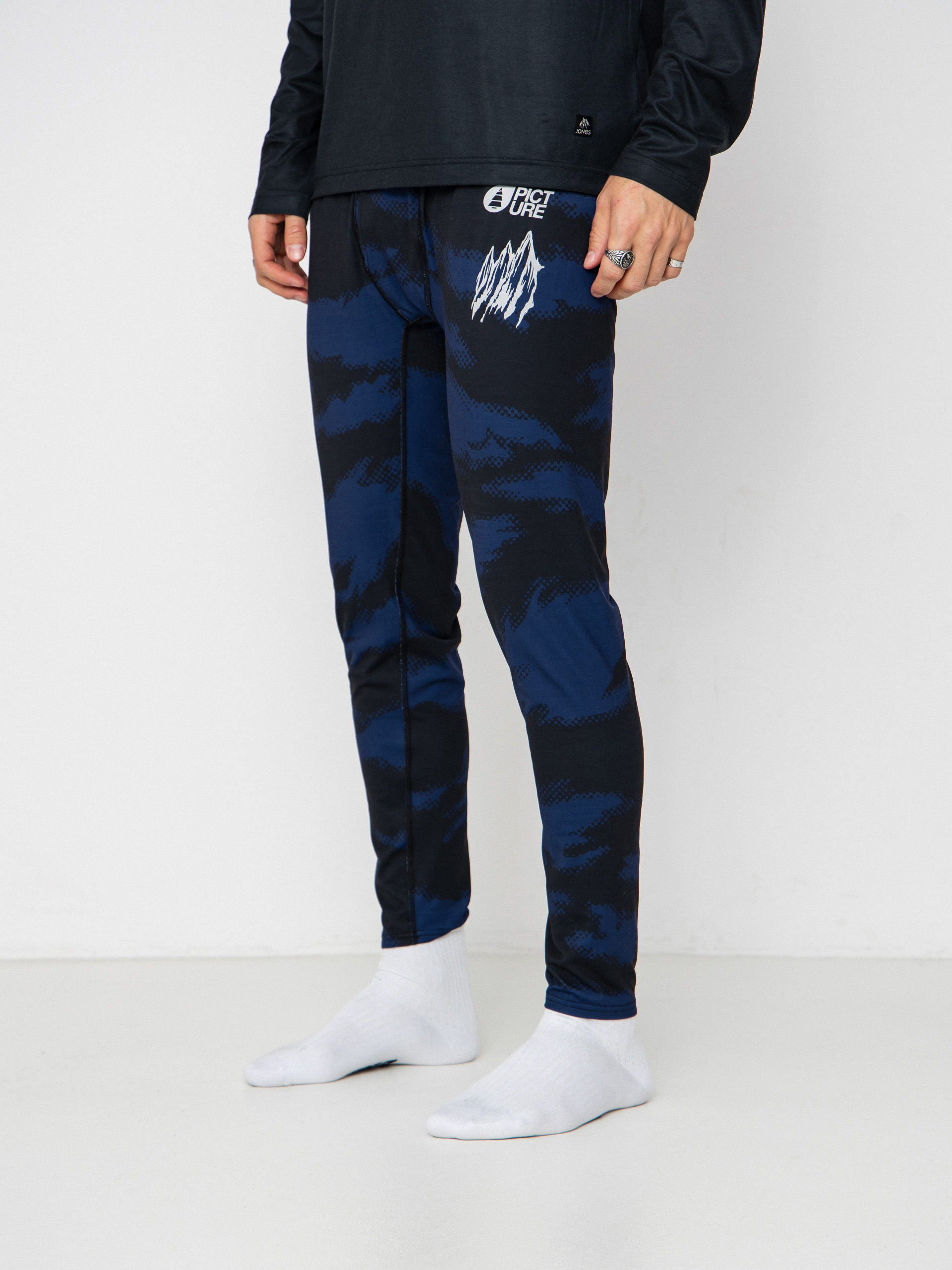 Męskie Legginsy aktywne Picture Lhotse Printed (retro fusion print)