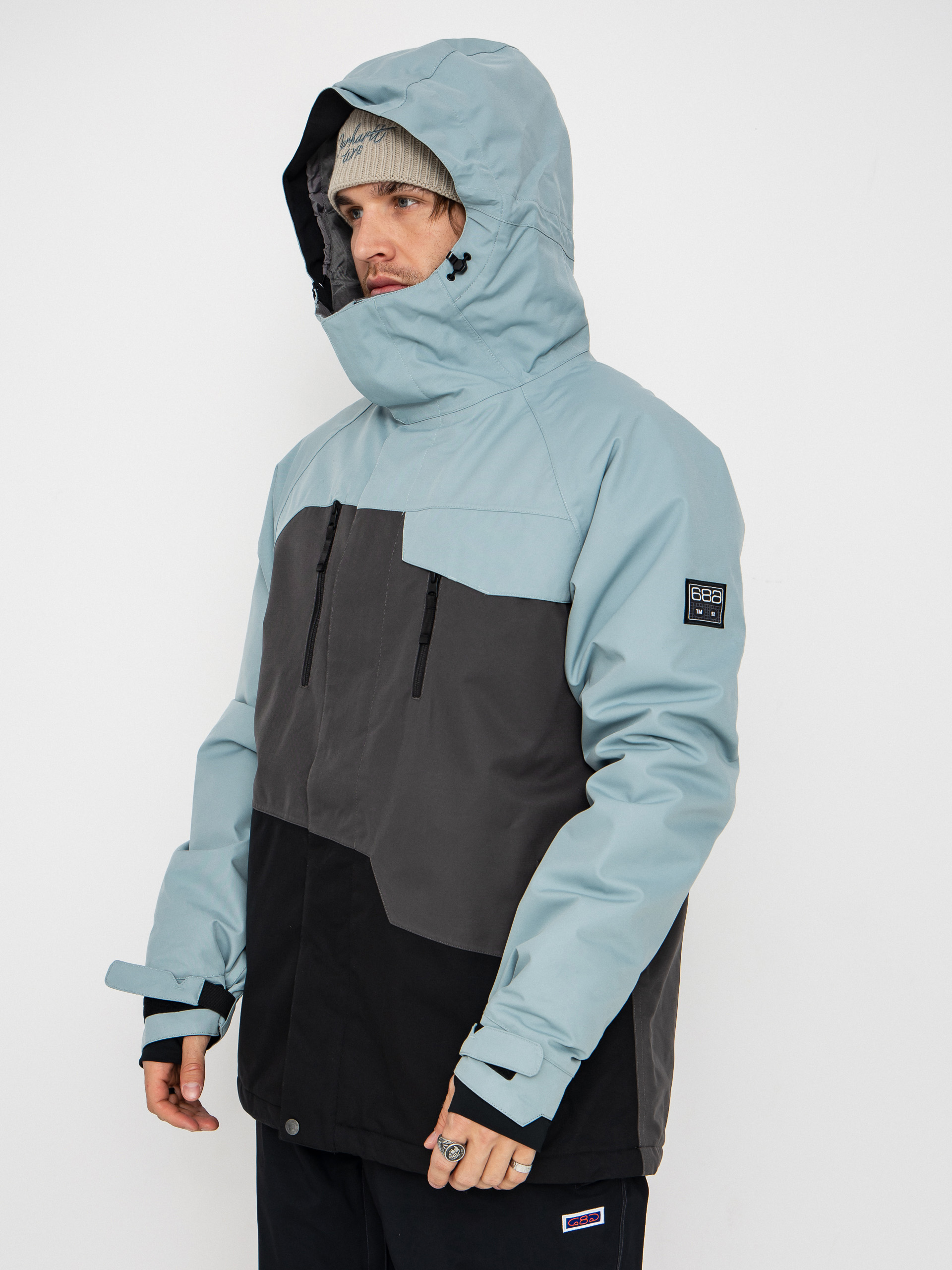 Męska Kurtka snowboardowa 686 Geo Insulated (dusty marine colorblock)