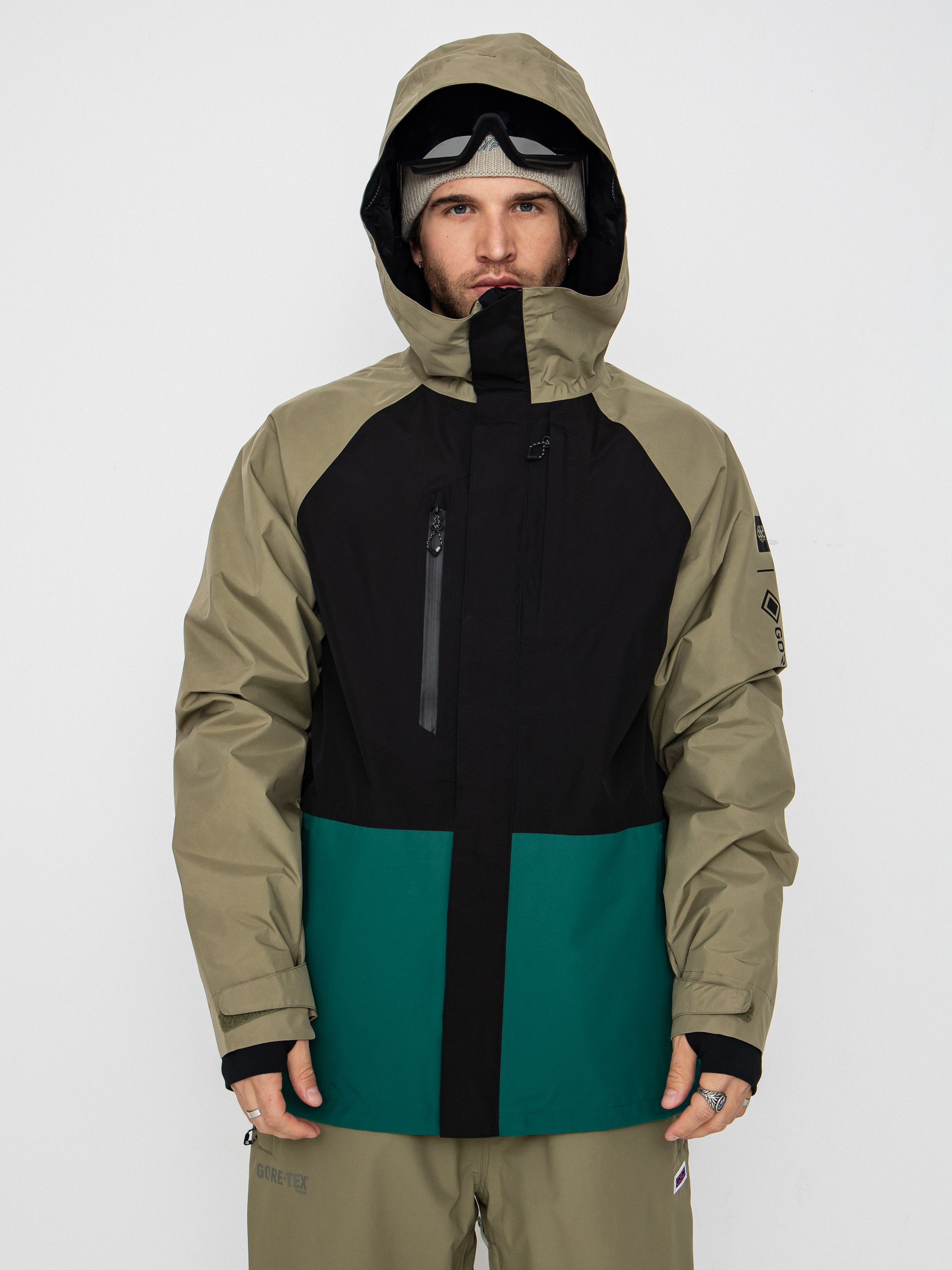 Kurtka snowboardowa 686 Gore-TeX Core (sage colorblock)