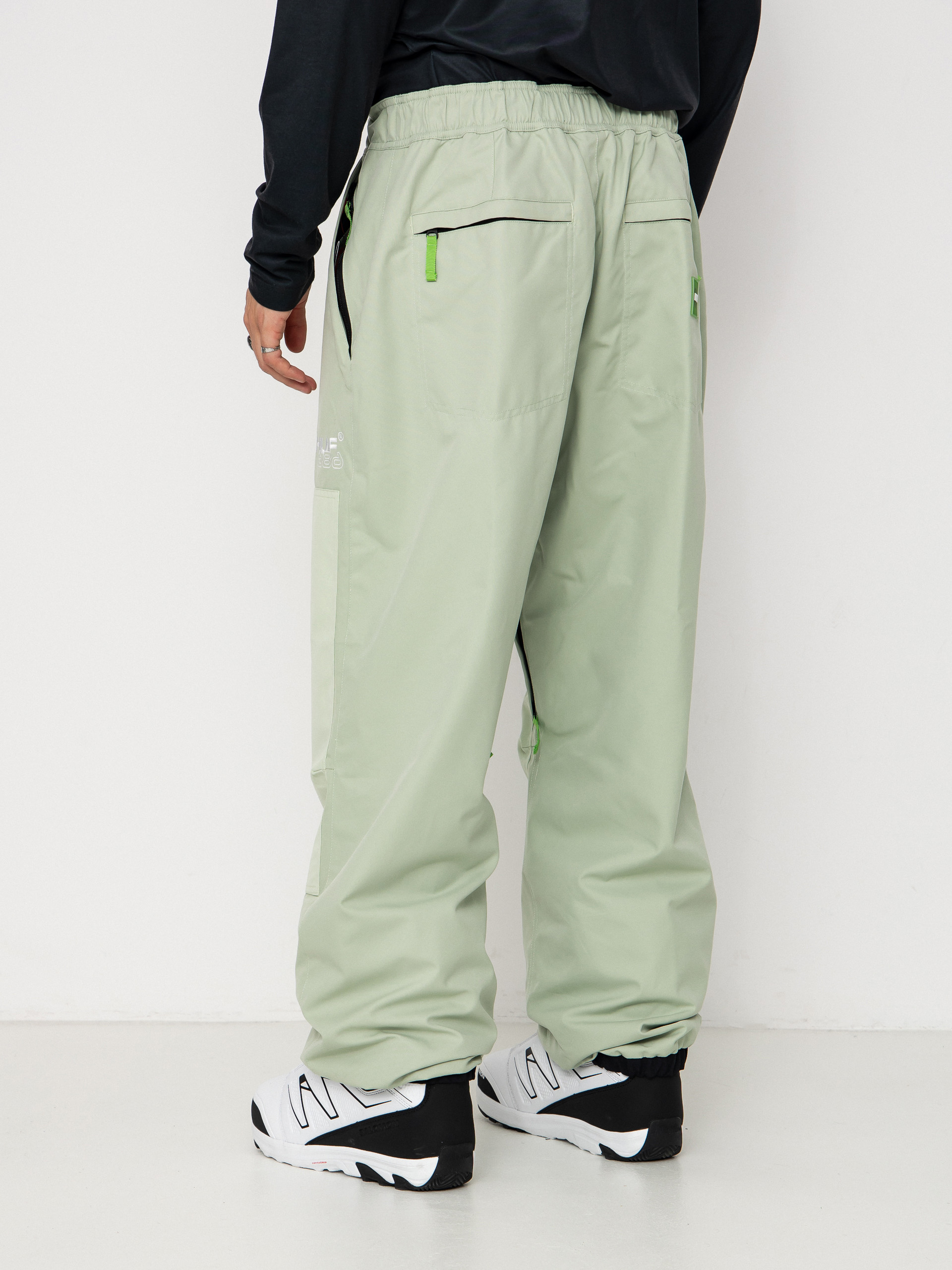 Męskie Spodnie snowboardowe 686 X Huf Double H (huf green colorblock)