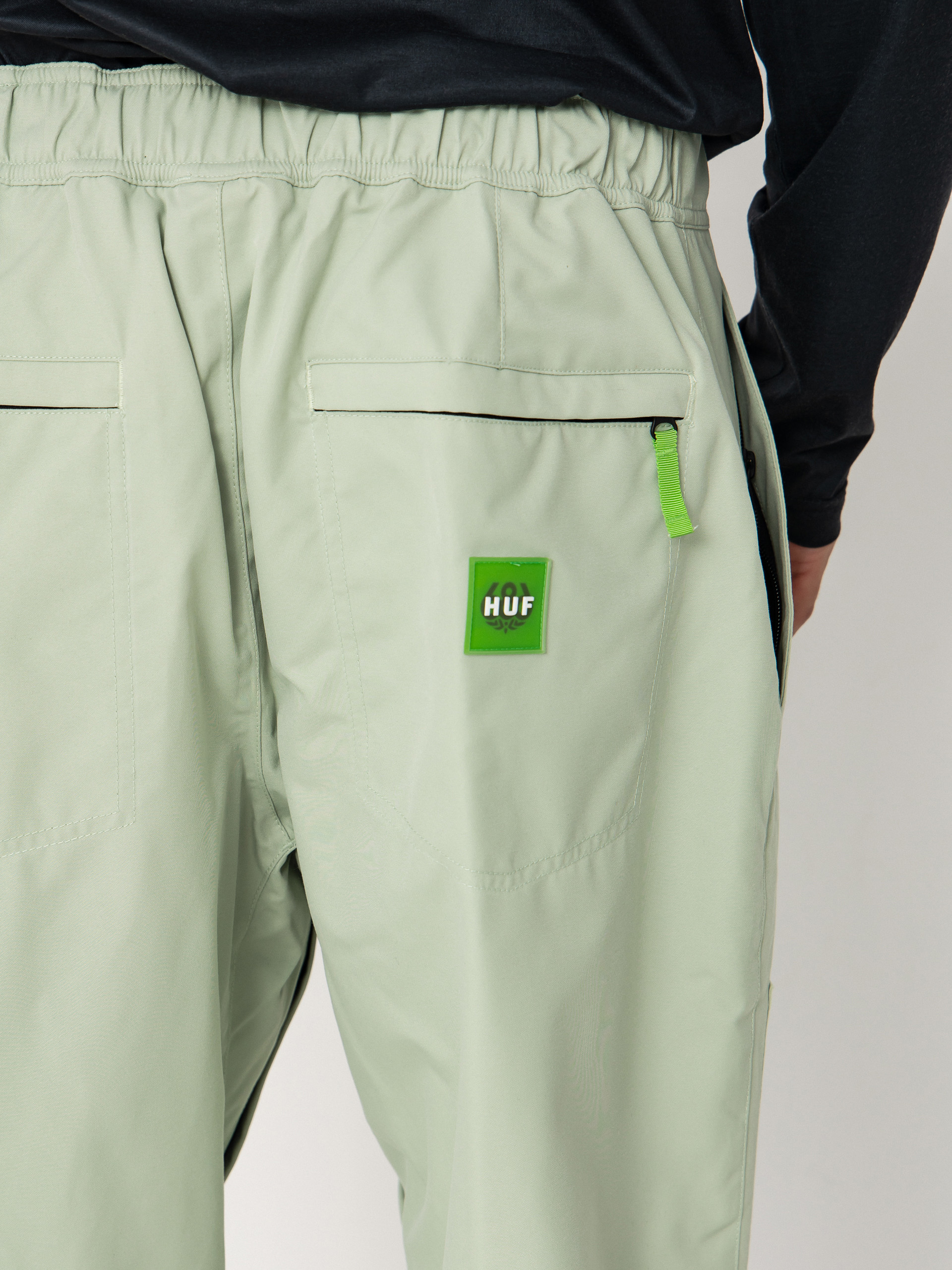 Męskie Spodnie snowboardowe 686 X Huf Double H (huf green colorblock)